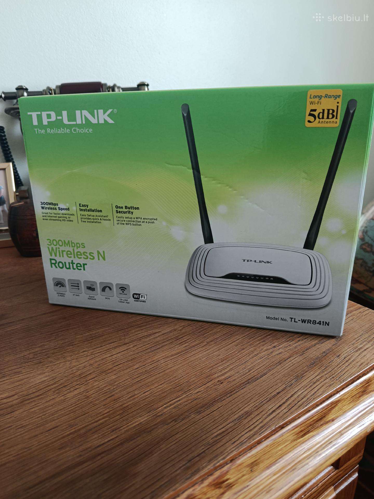 Maršrutizatorius Tp Link 300mbps Tl-wr841n