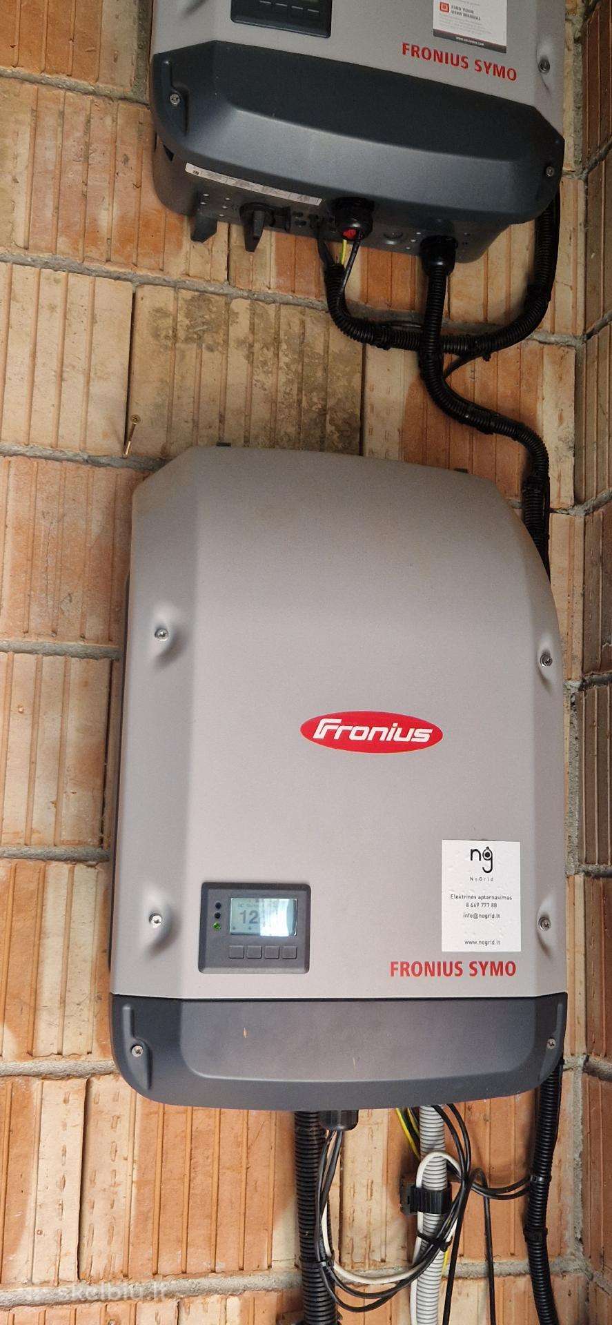 Fronius inverteriai 6kw ir 4 kw