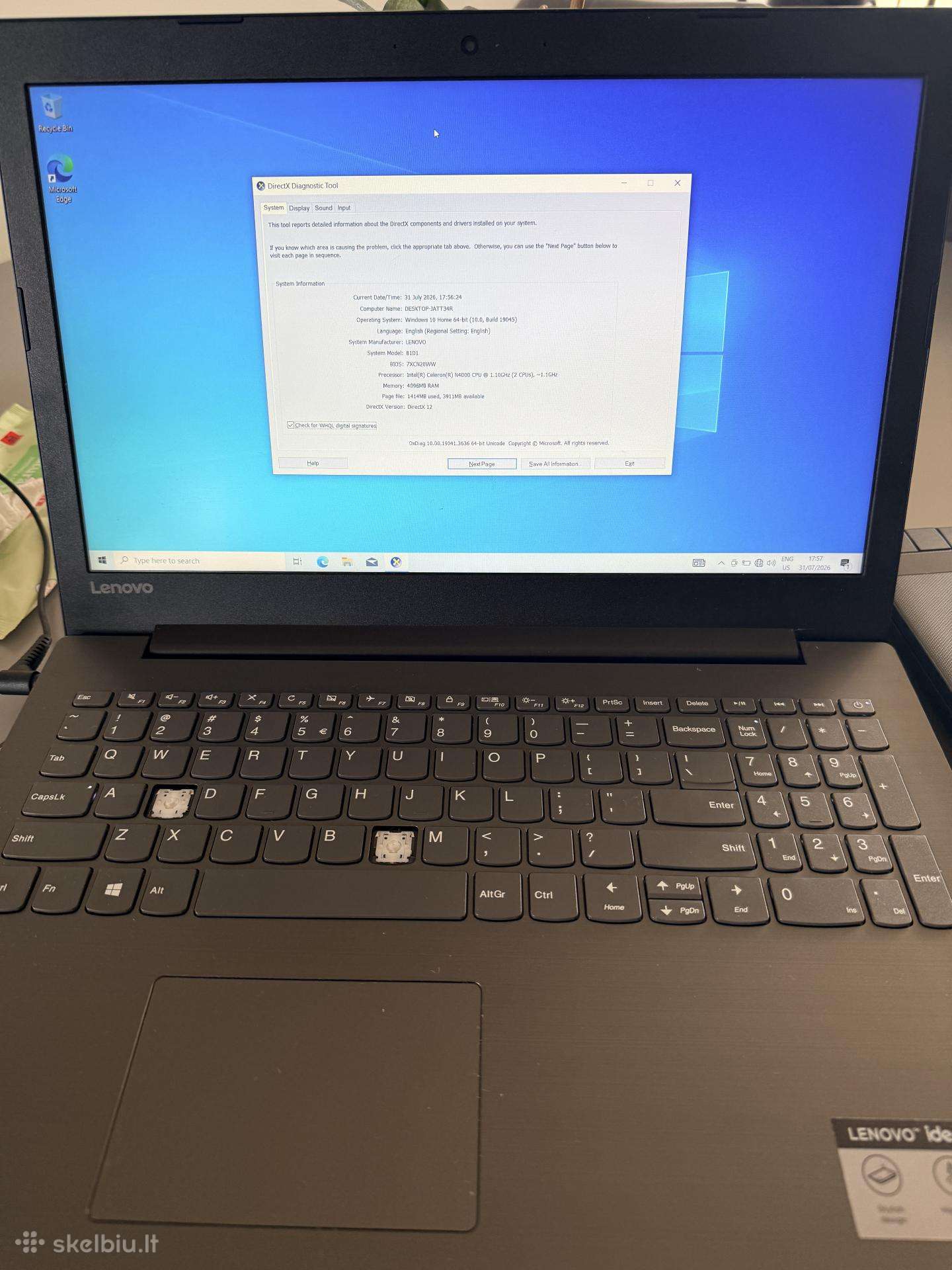 Lenovo Ideapad 330-15igm