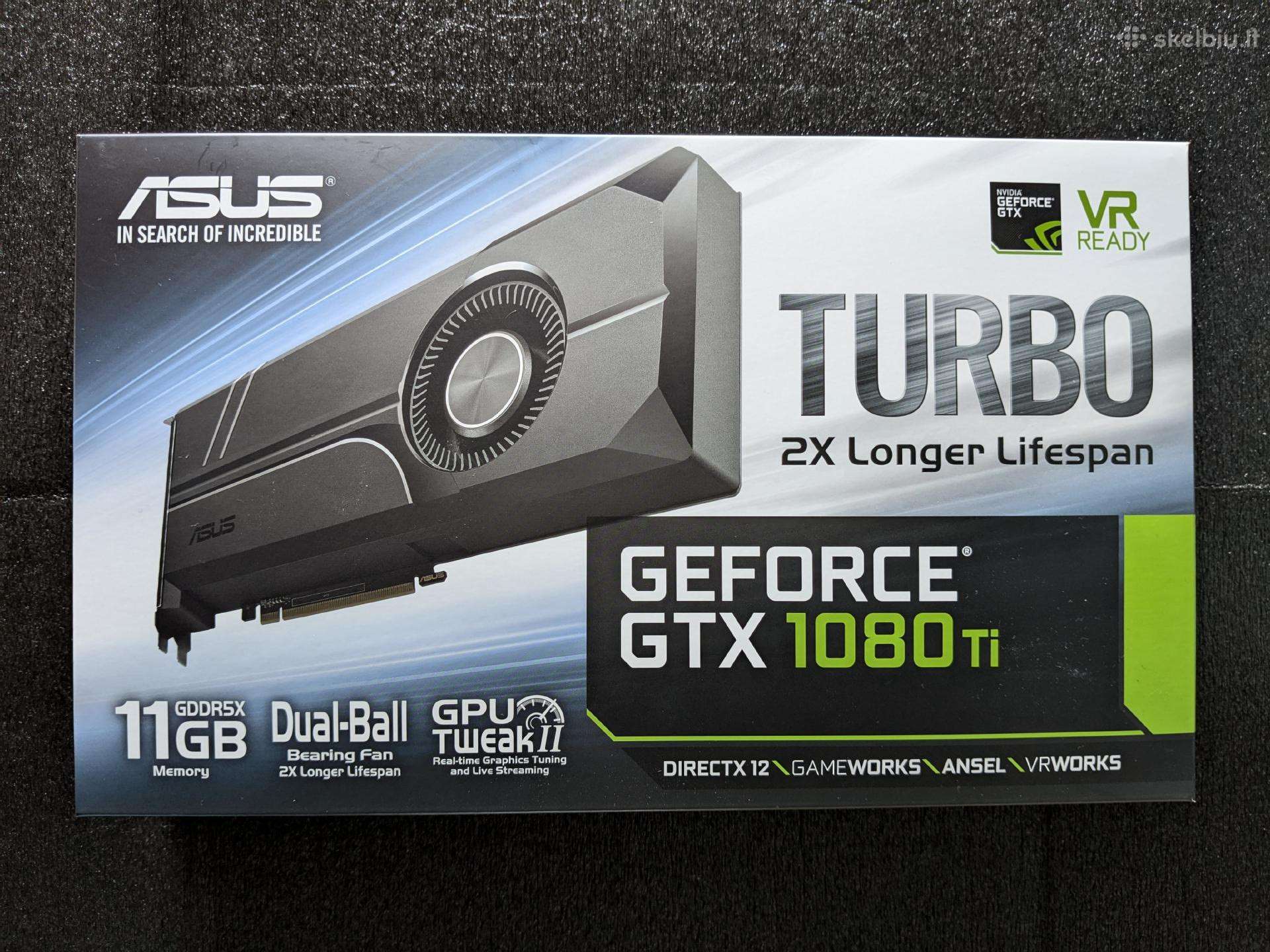 Asus Turbo Gtx 1080 Ti 11gb Gddr5 Gpu