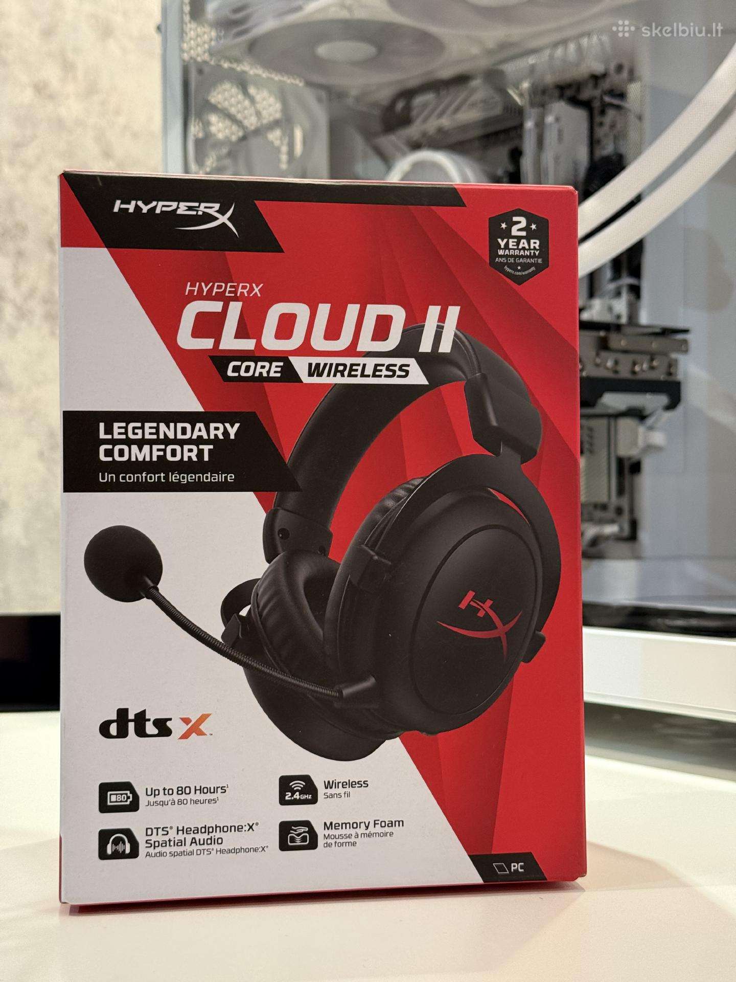 Hyperx Cloud 2 Wireless core ausinės