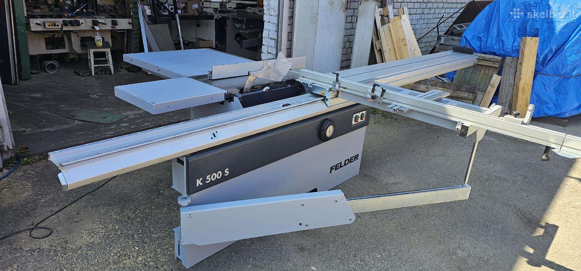 Formatinio pjovimo staklės Felder K500s 2023m.