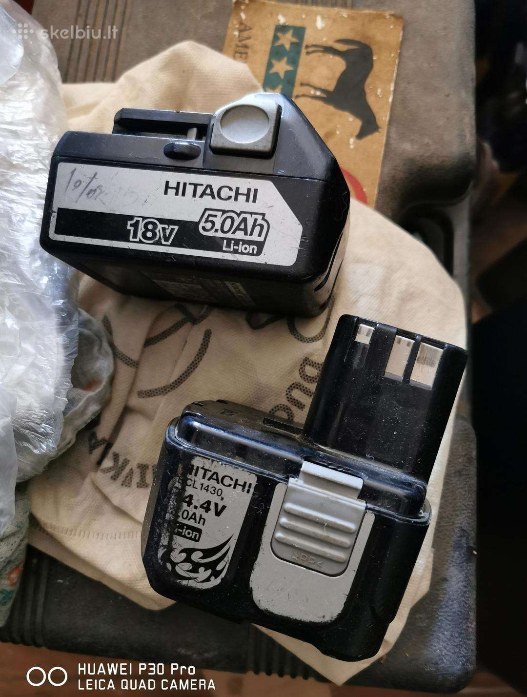Hitashi baterijos 5ah ir 3ah
