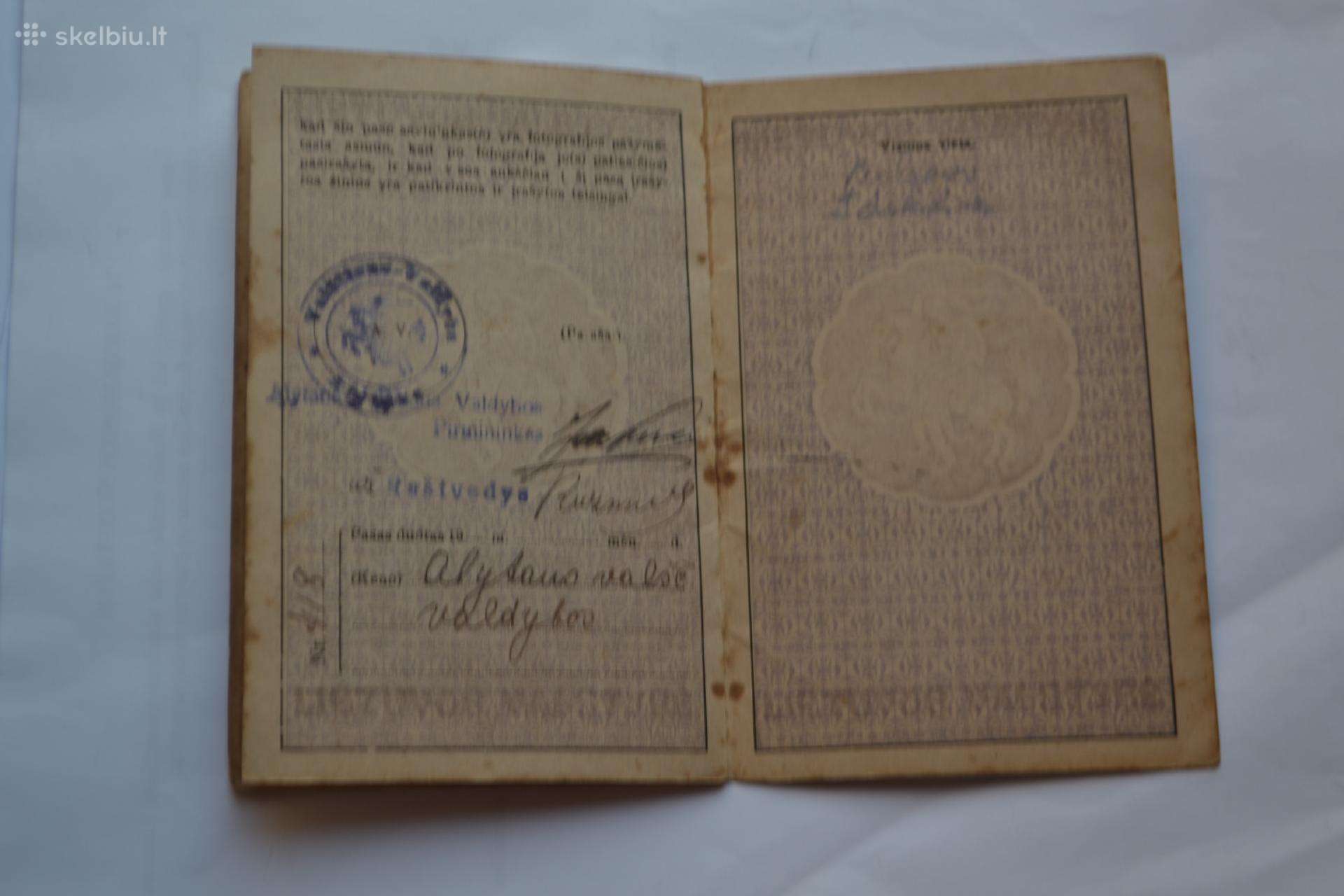 1916 m. Pasas ,Alytus Radziunai