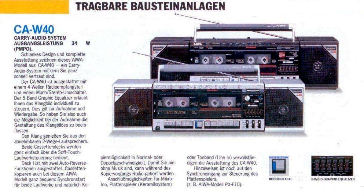 Aiwa Ca-w40