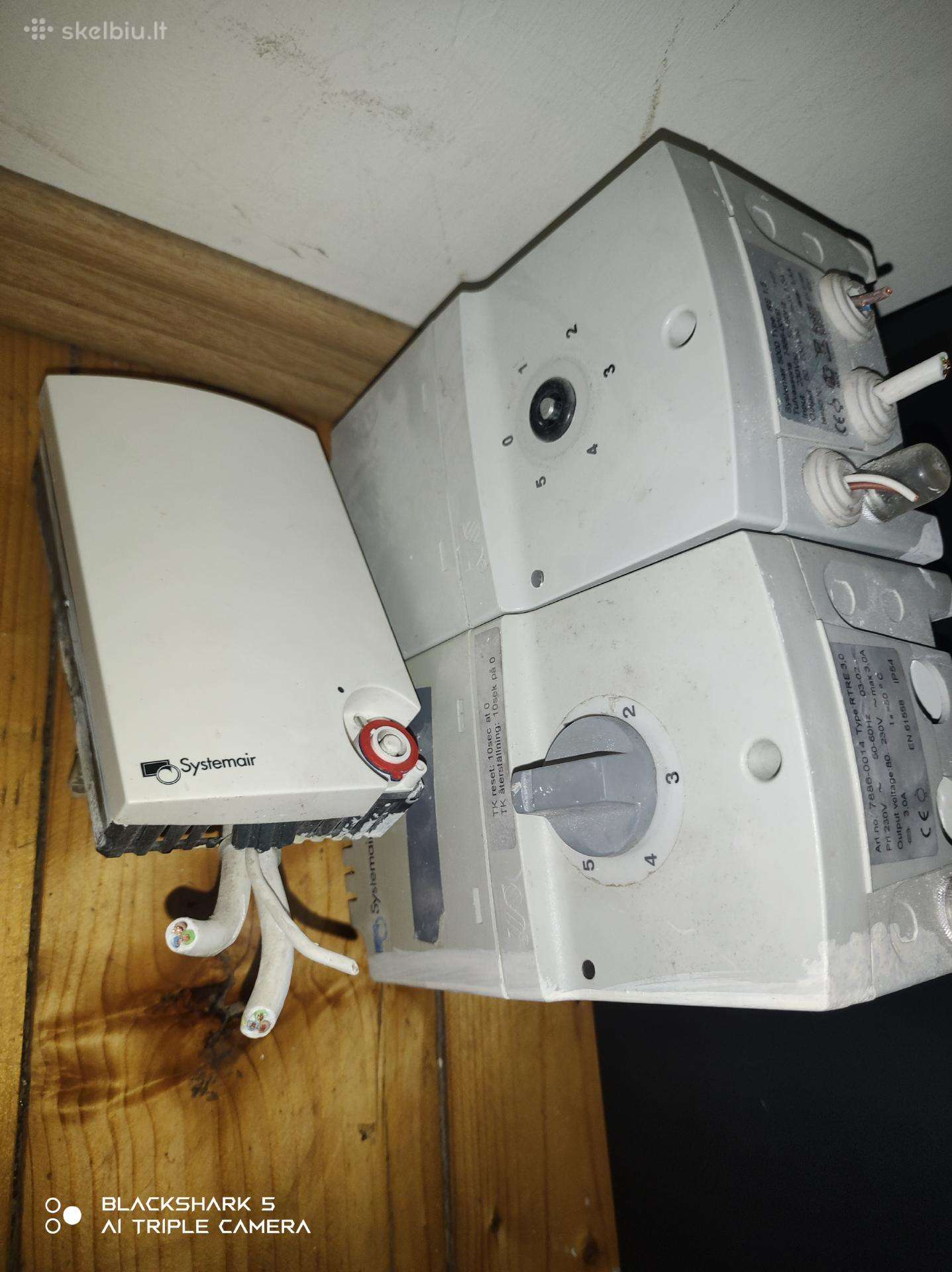 Systemair Re 1.5 + termostatai, komplektas