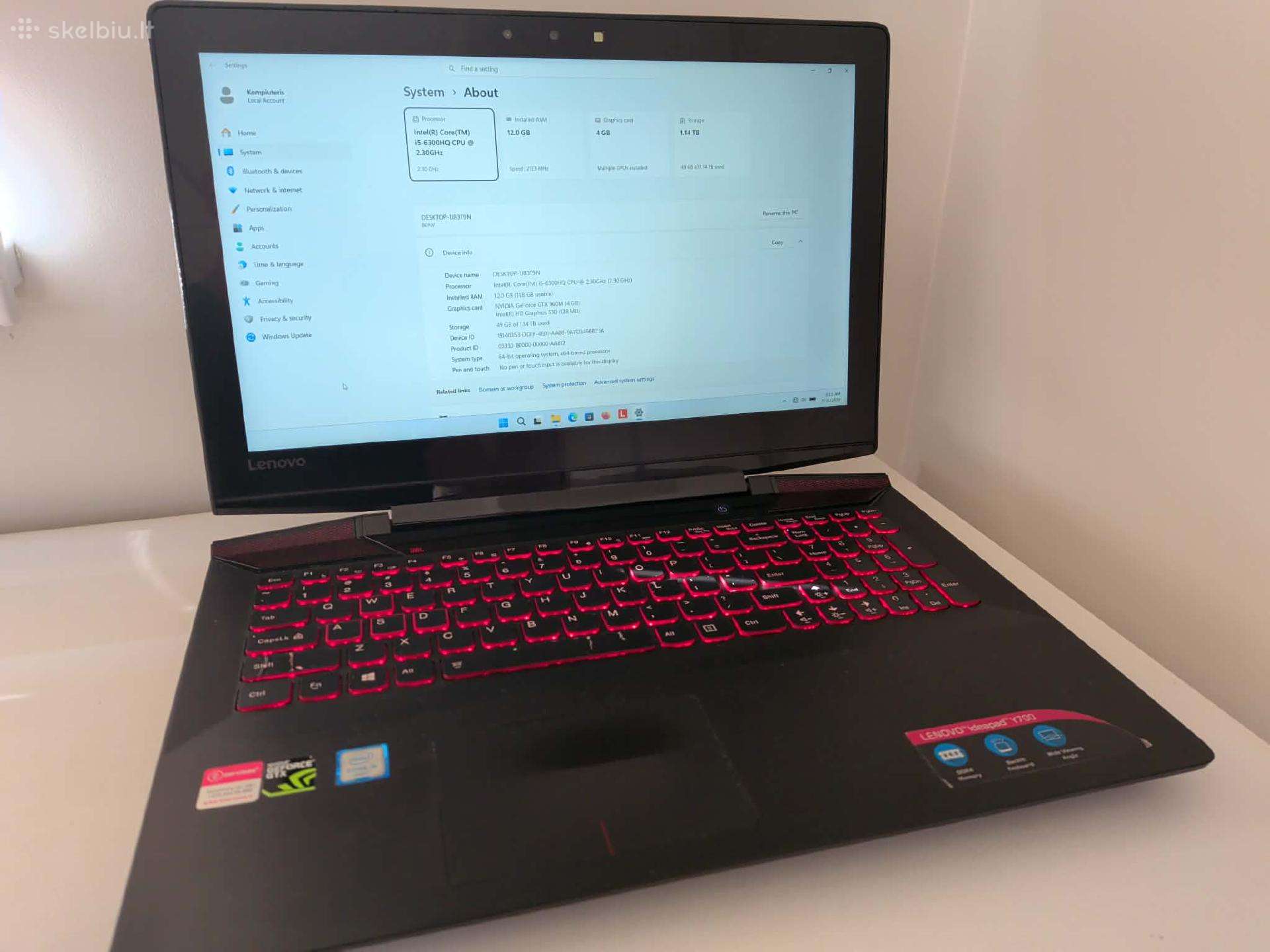 Lenovo Y700-15isk