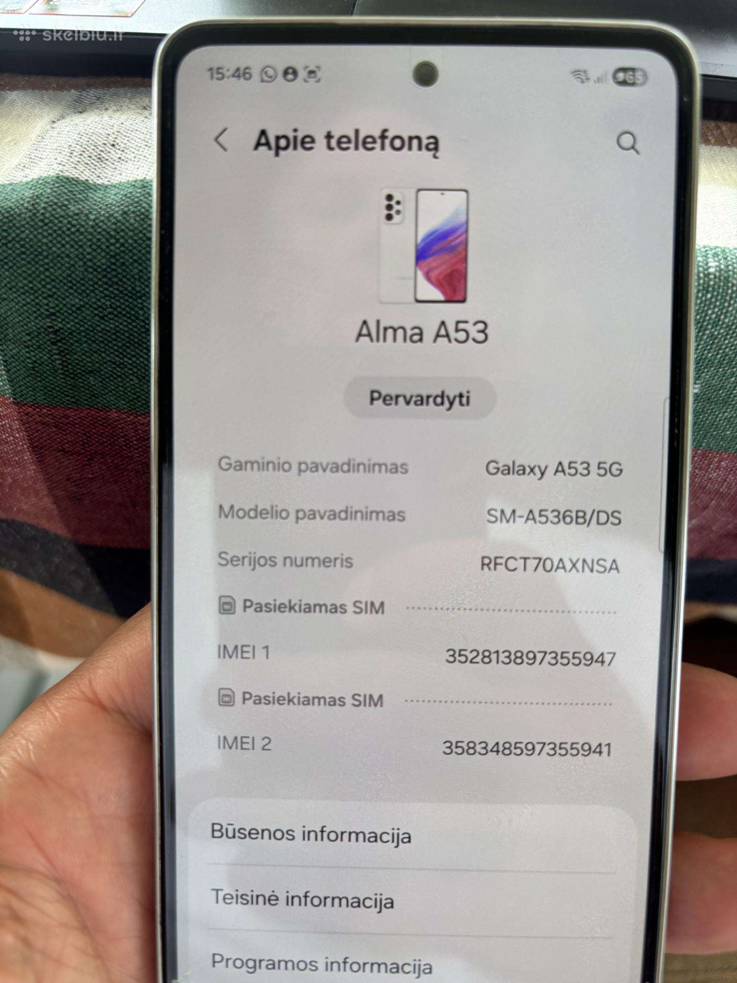 Samsung A53 256gb