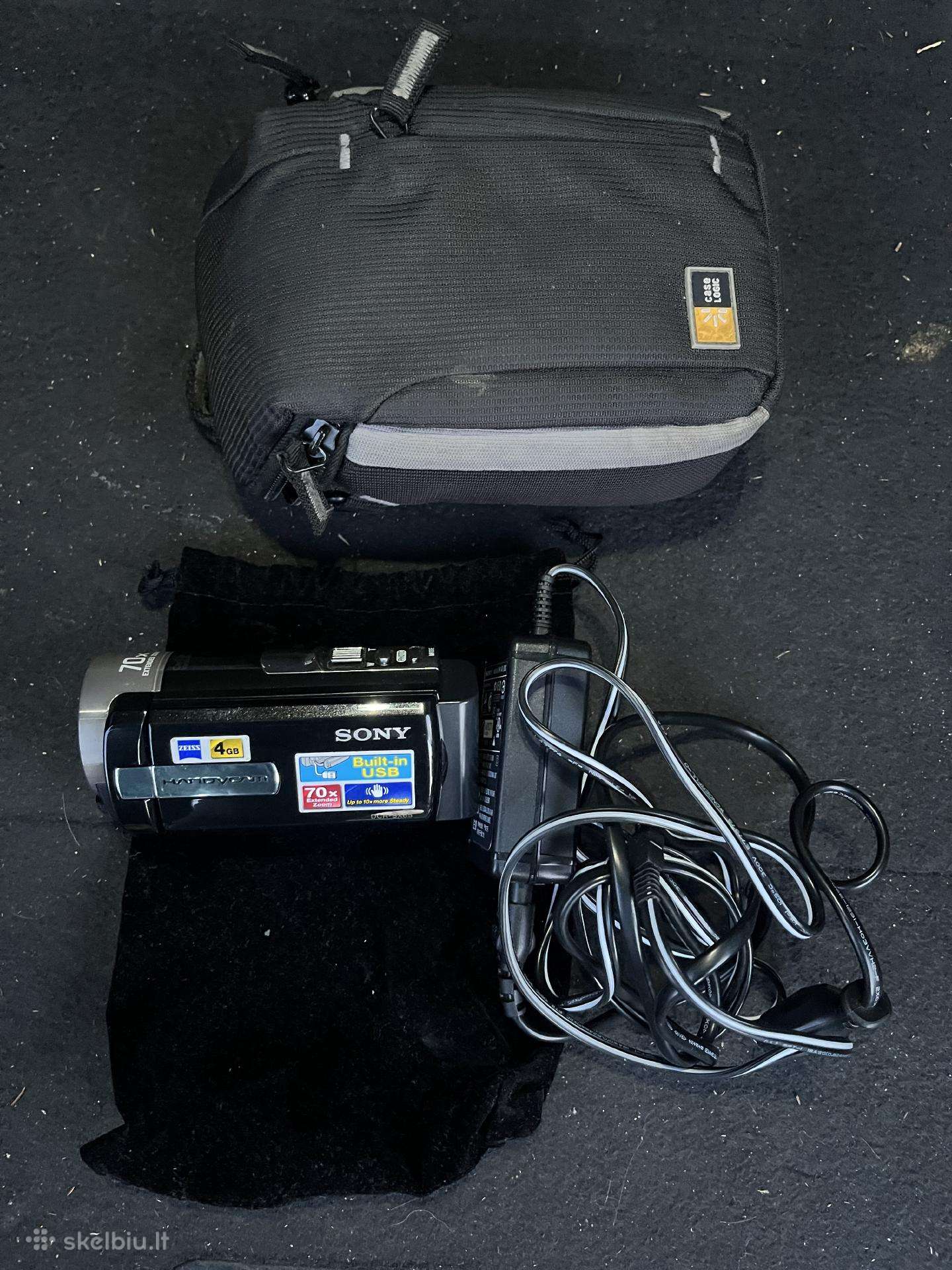 Sony Handycam vaizdo kamera 70x Zoom + dėklas