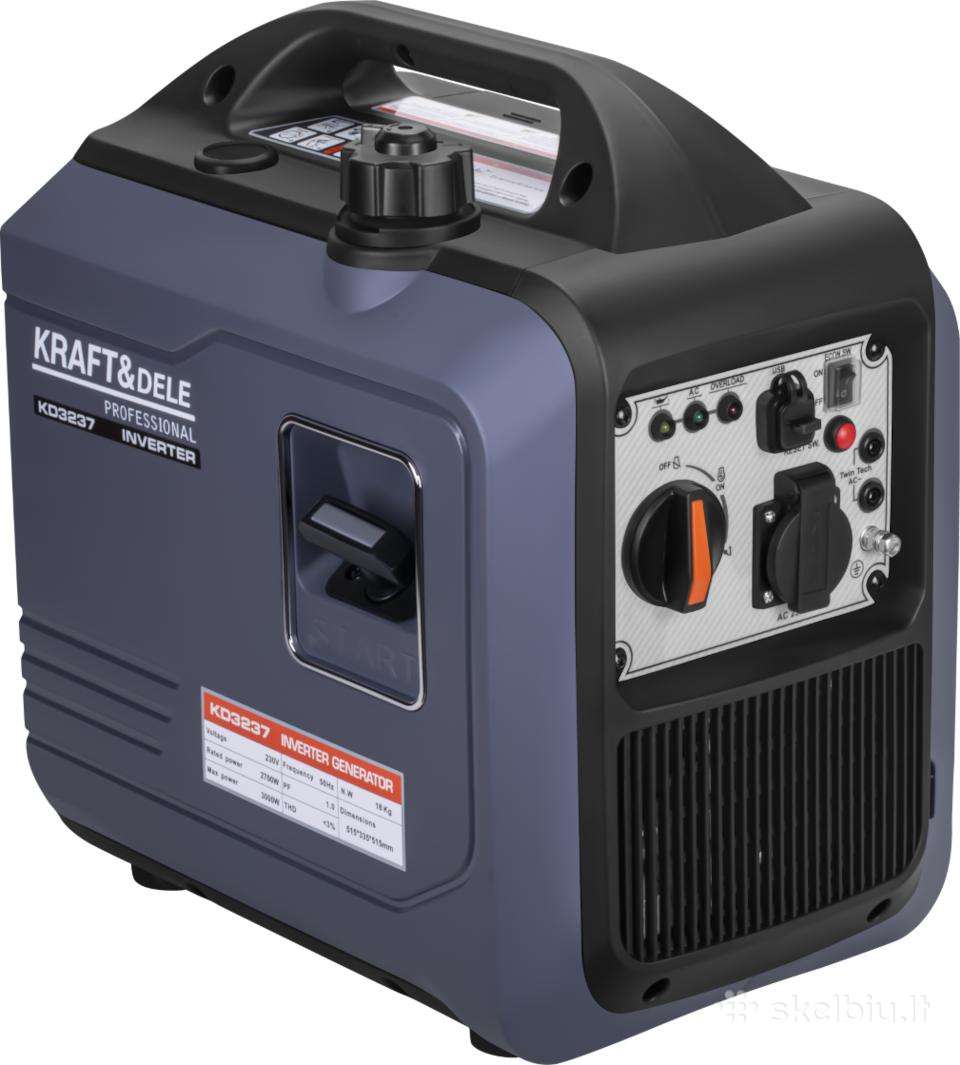 2,7/3,0 kw 230 V inverterinis benzino generatorius