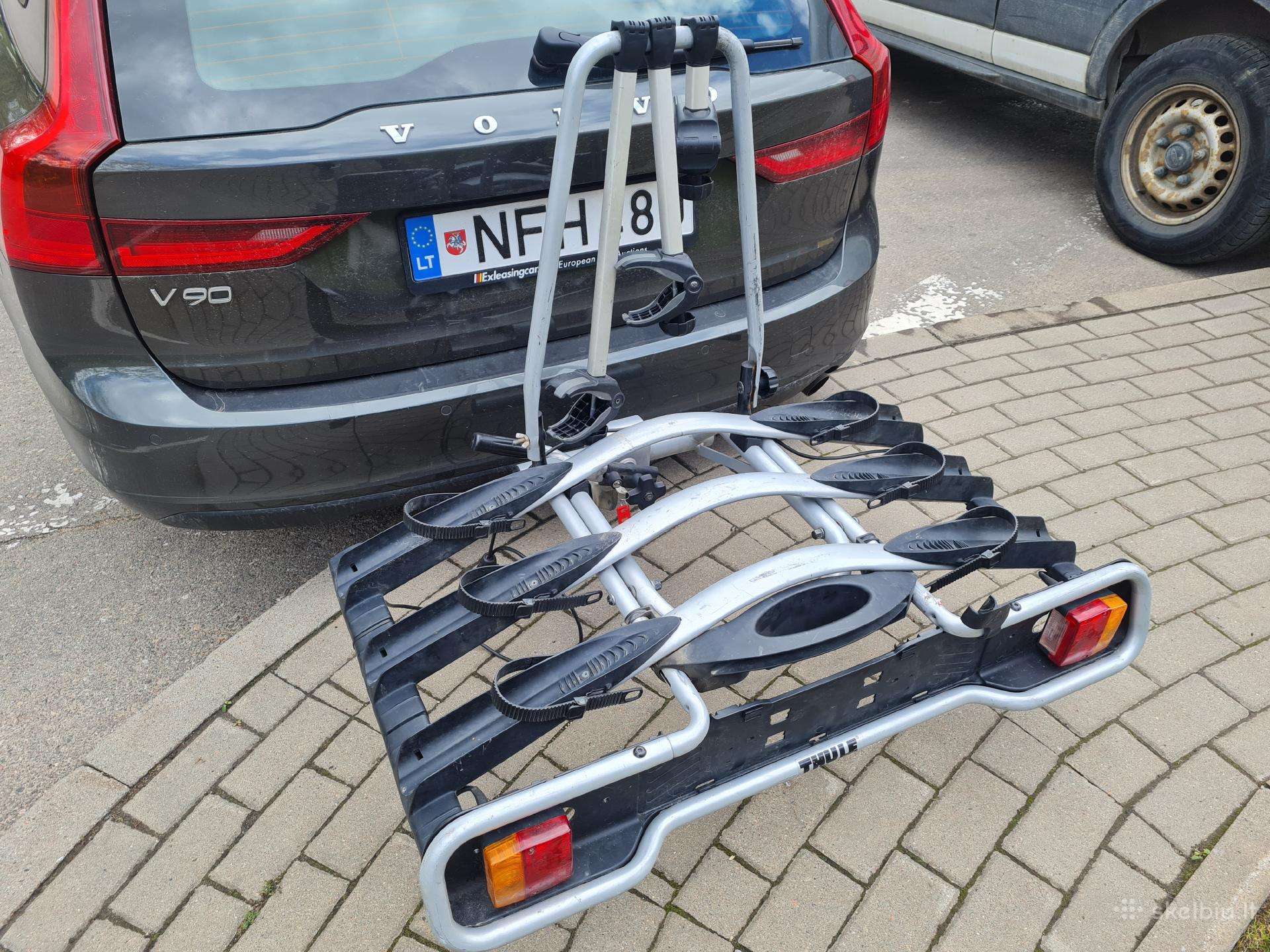3 dviračių Thule laikiklis ant kablio