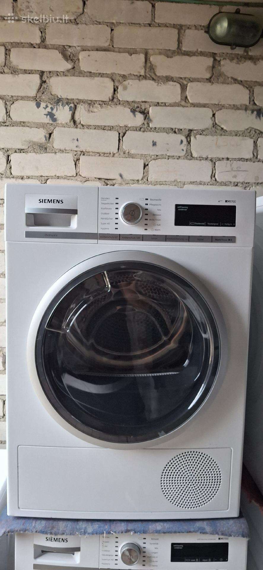 Džiovinimo mašian "Siemens" Wt47w5w0 A+++
