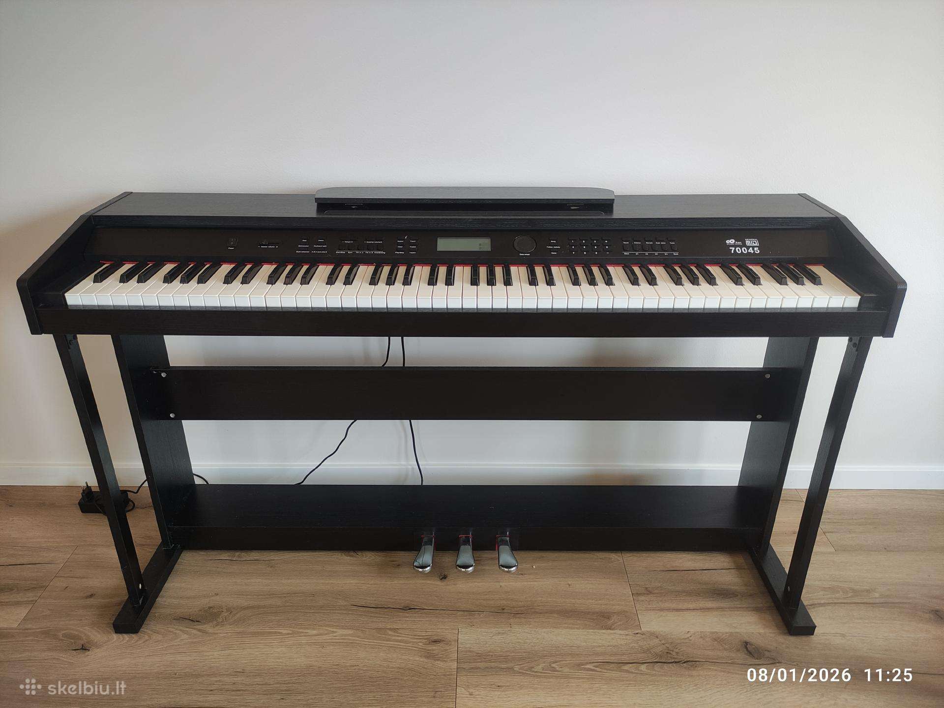 Skaitmeninis pianinas, 88 klavišai is Vida XL