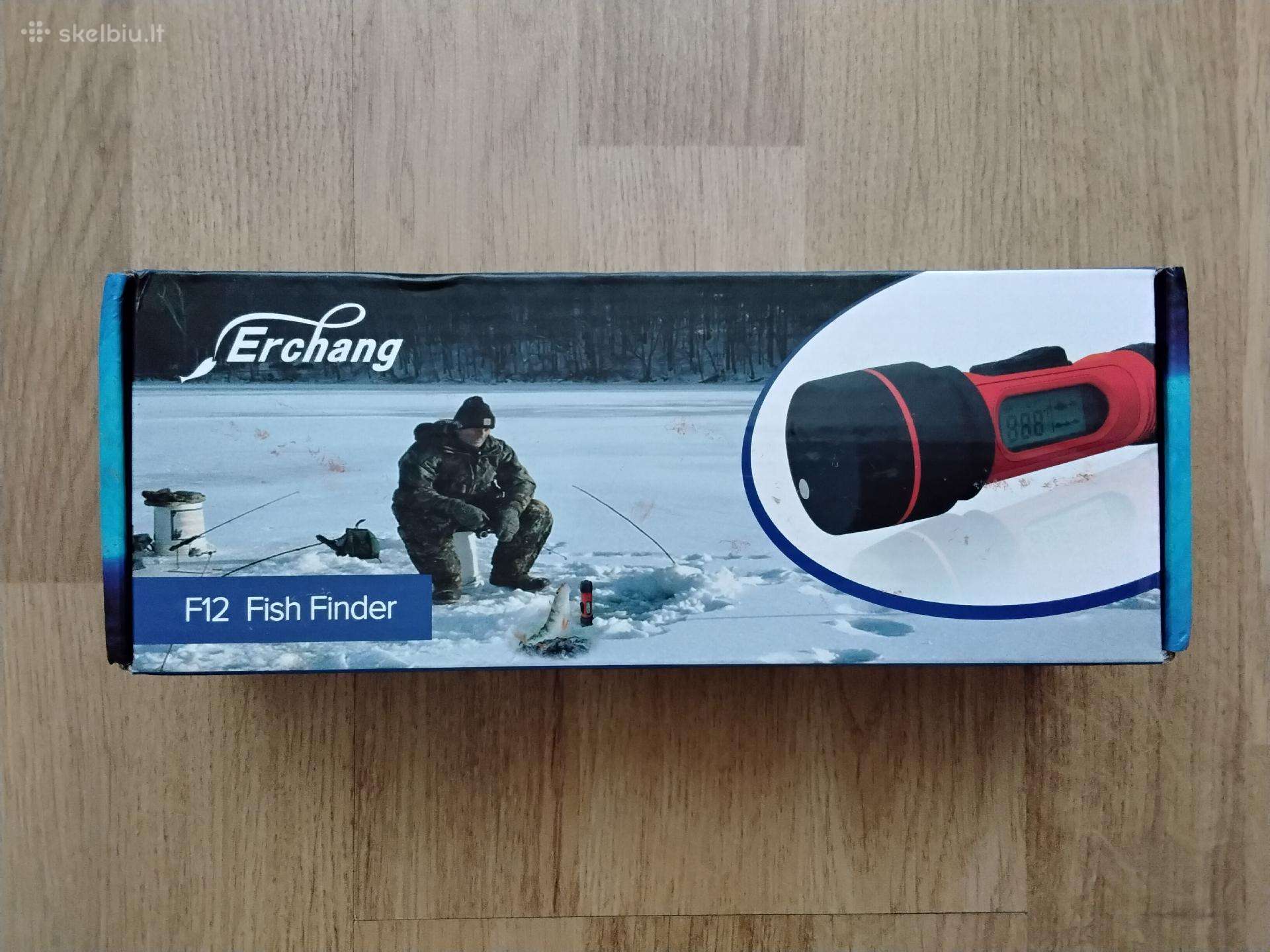 Naujas eholotas Fish Finder F12