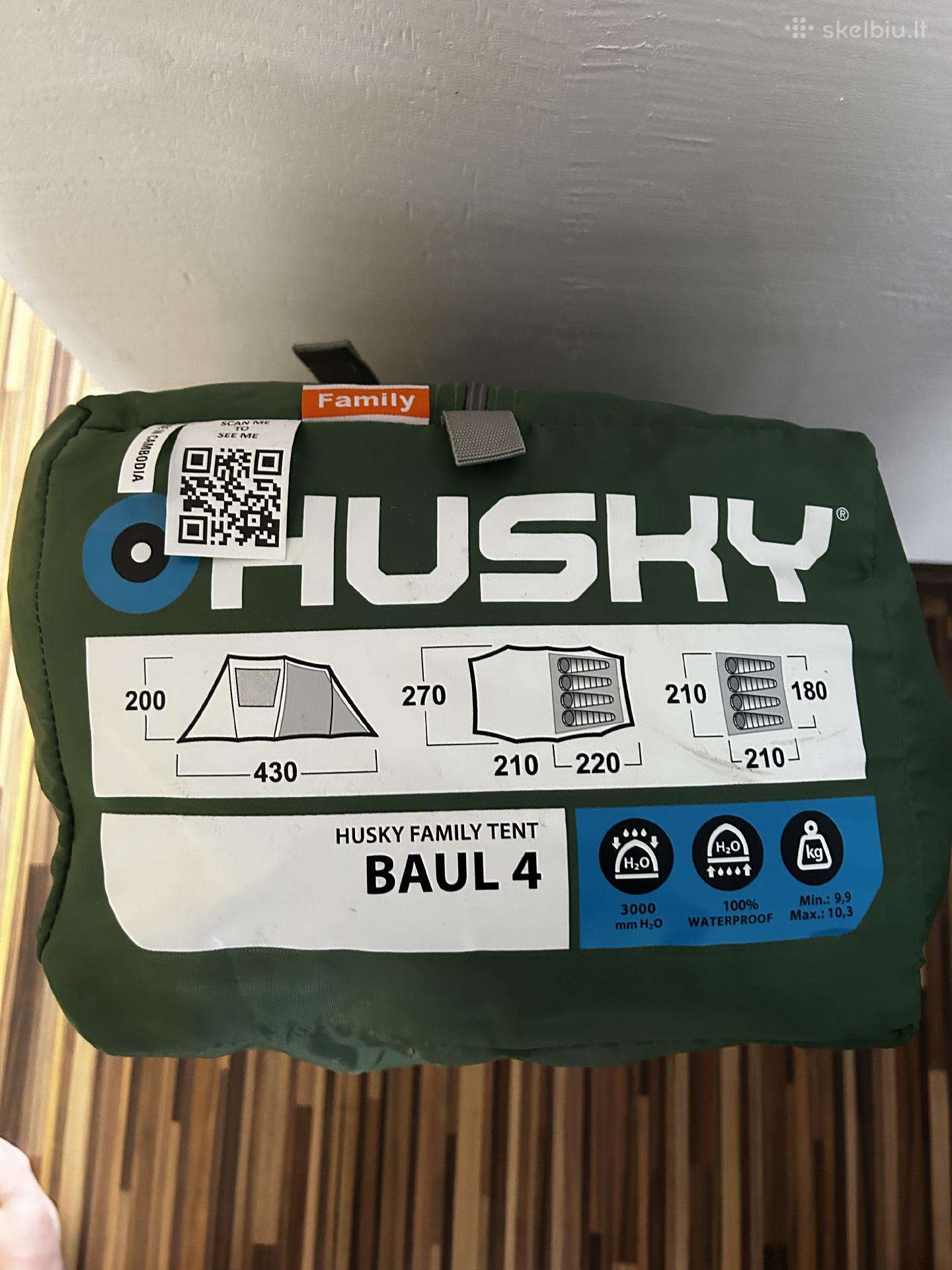 Parduodama Husky Baul 4 palapinė