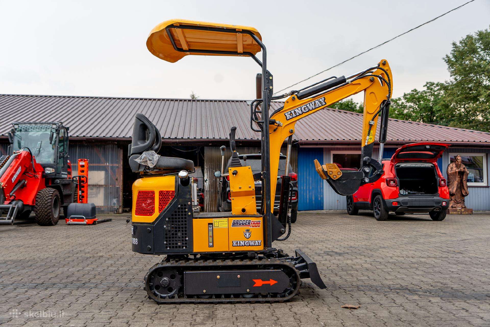 Mini ekskavatorius Bagger 1000rs mini