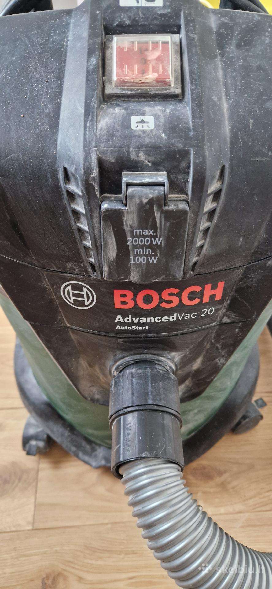 Bosch Advancedvac 20 statybinis dulkių siurblys