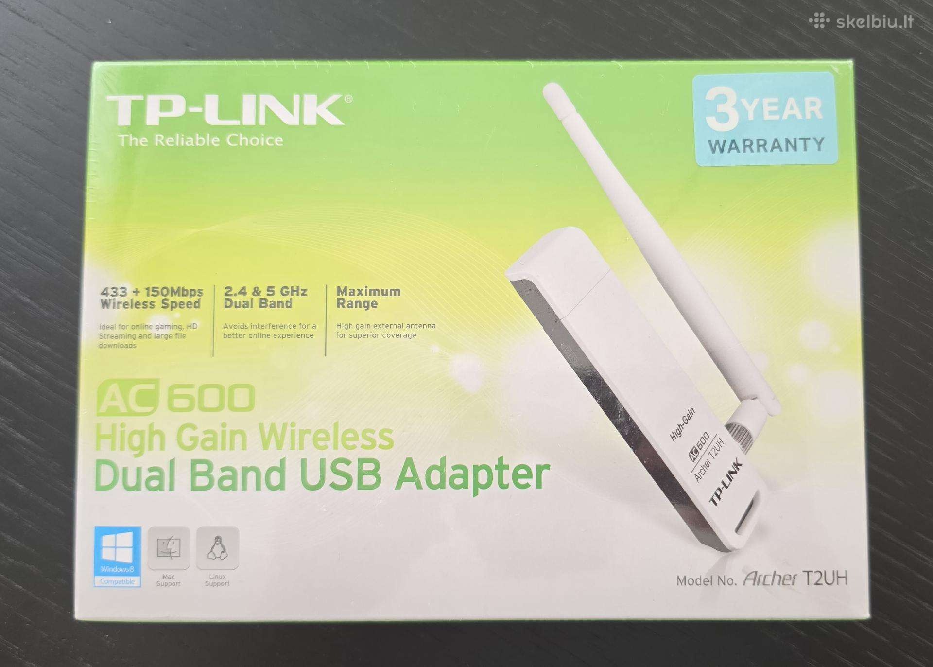 Naujas WiFi Usb adapteris Tp-link Ac600.