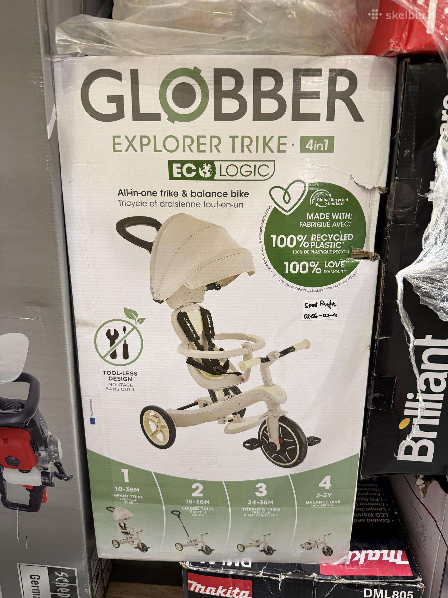 Globber explorer trike 4in1