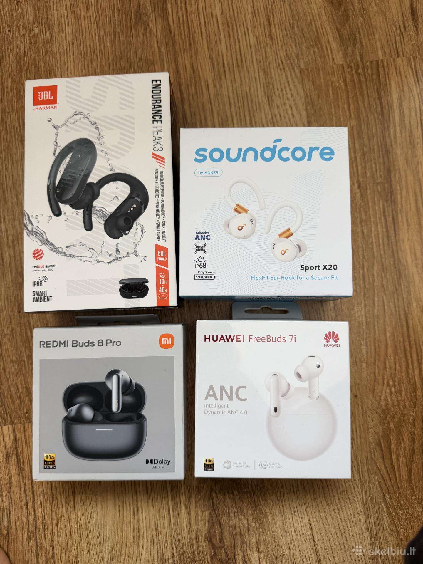 Naujos Ausines, Sony, Jbl, Huawei