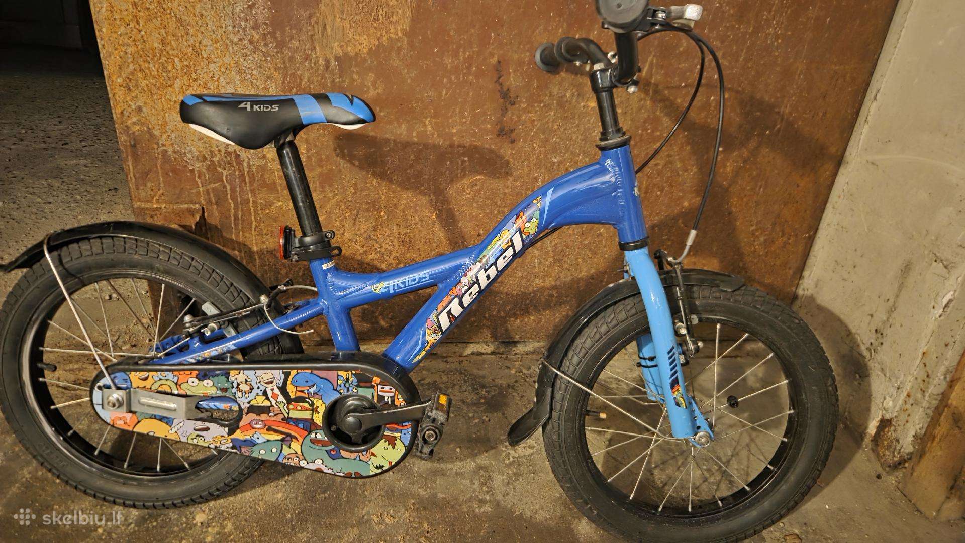 Vaikškas dviratis Rebel kids 16"