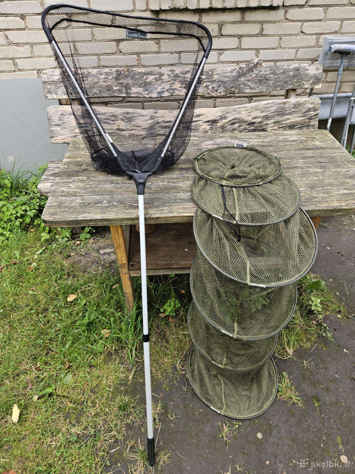 Žvejybinis graibštas + tinklelis Salmo 10e