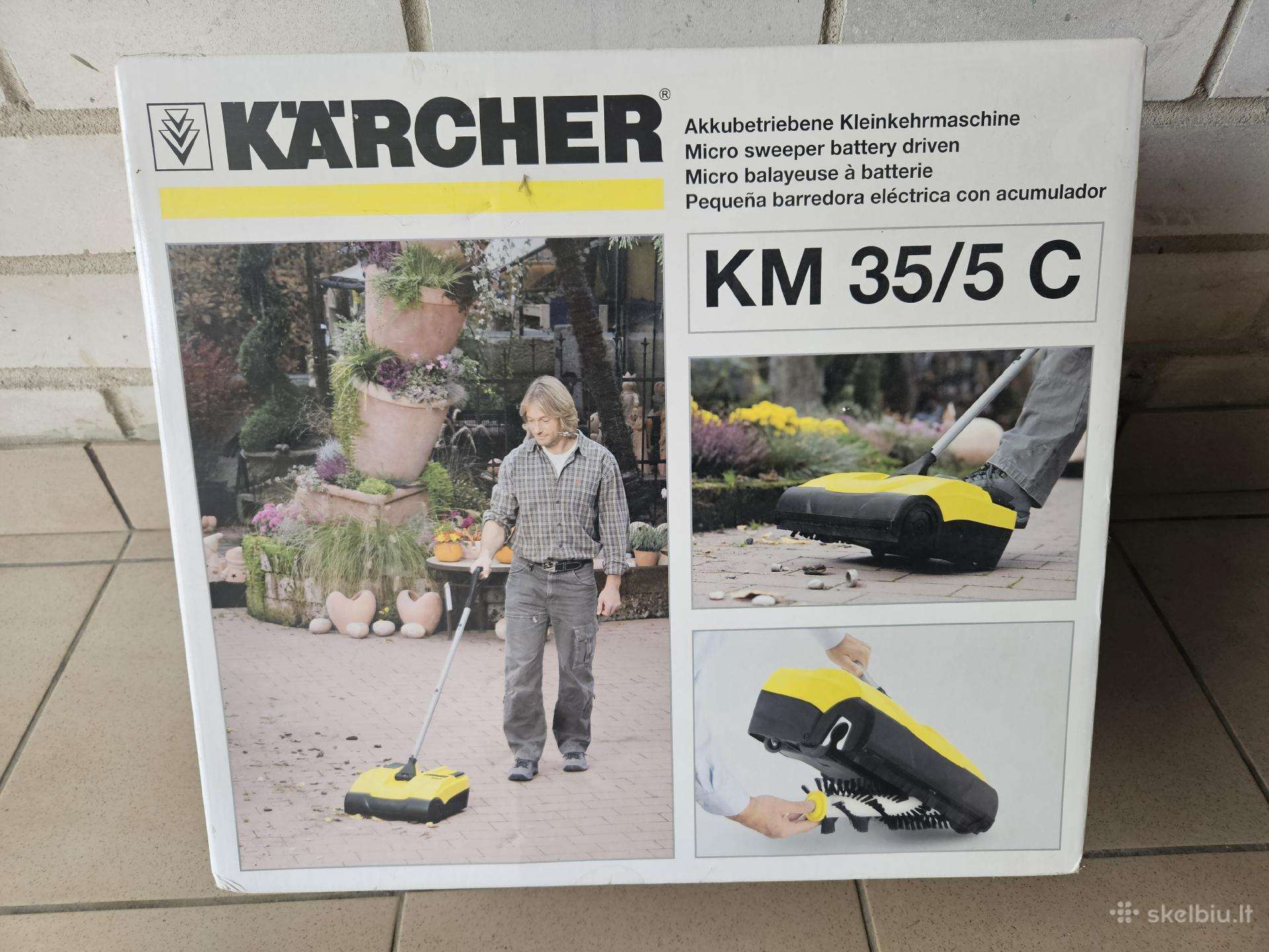 Karcher Km35/5 C akumuliatorinis šlavimo įrenginys