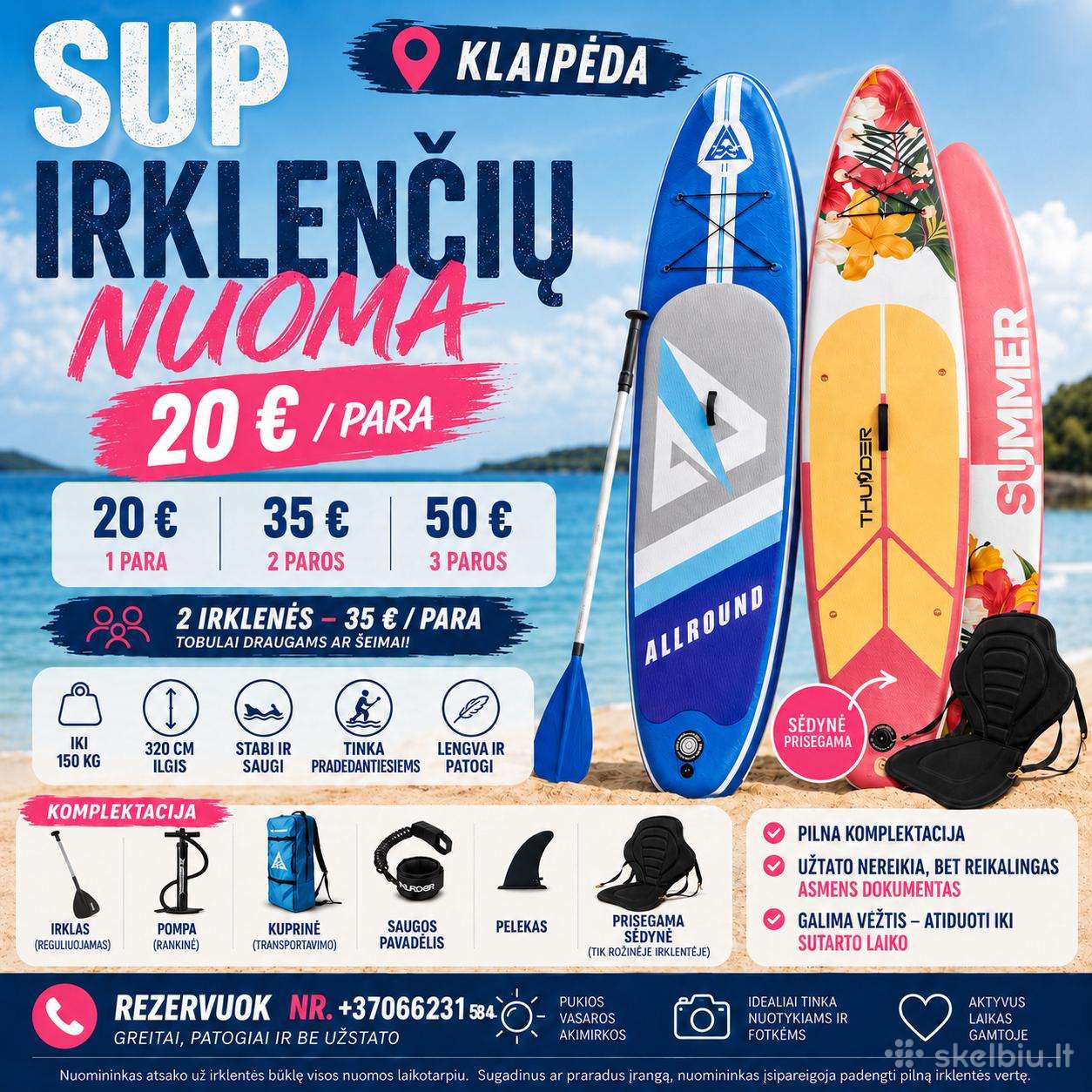 Sup Irkelnčių Nuoma