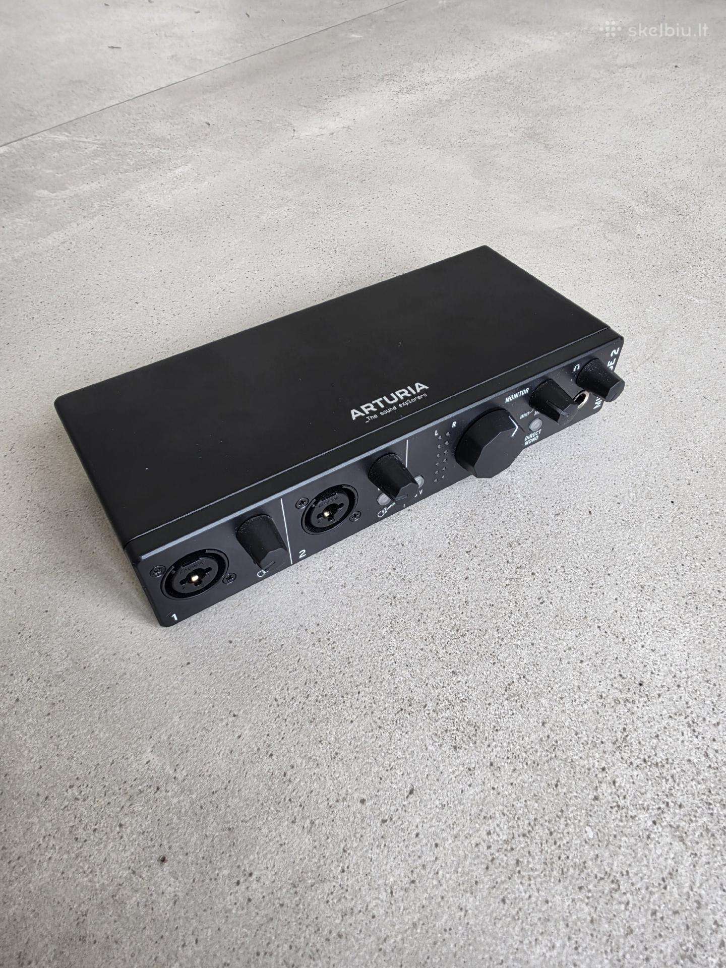 Arturia Minifuse2 garso korta