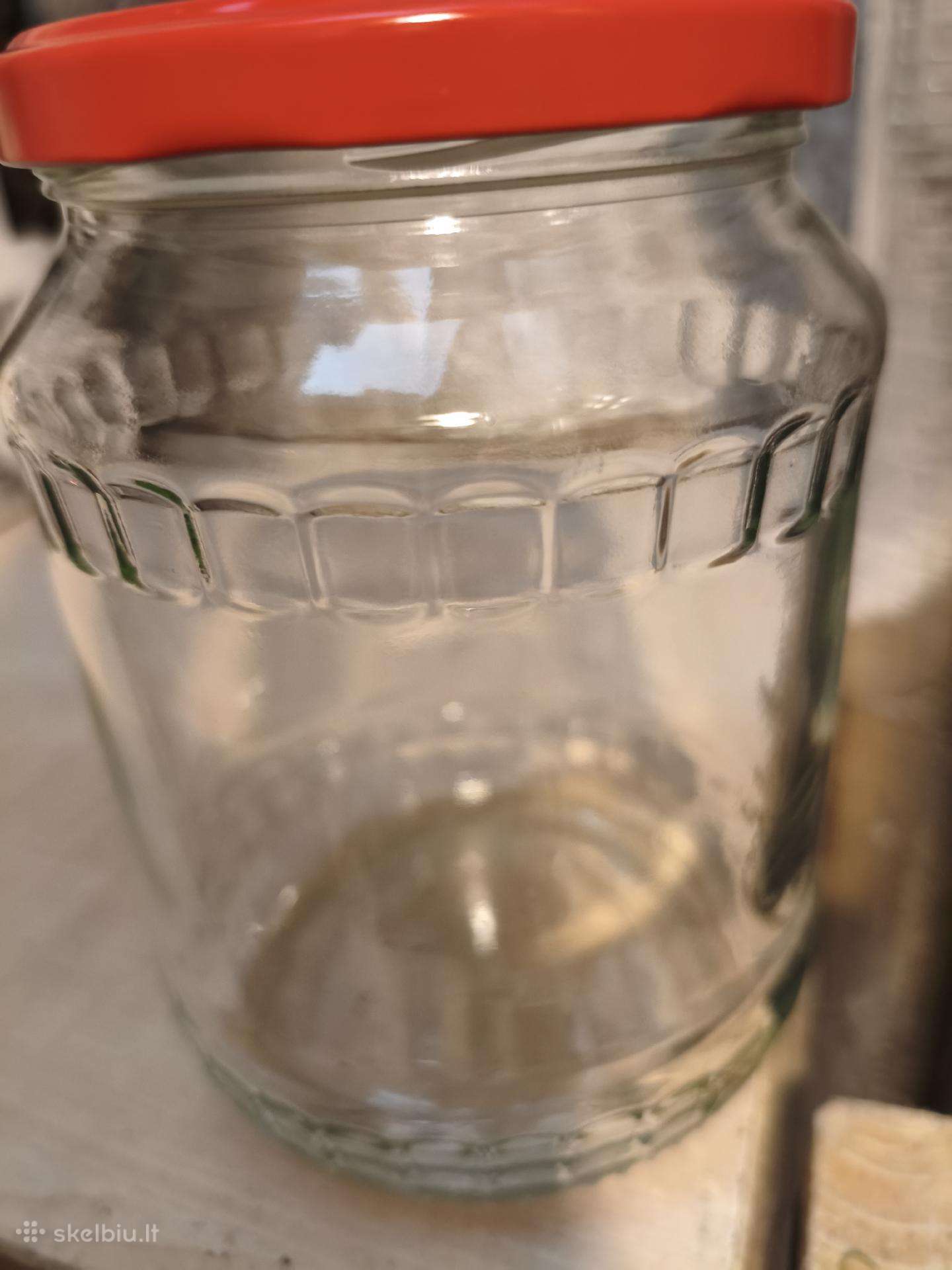 Stiklainiai "nuo žirnelių" 0,8 l