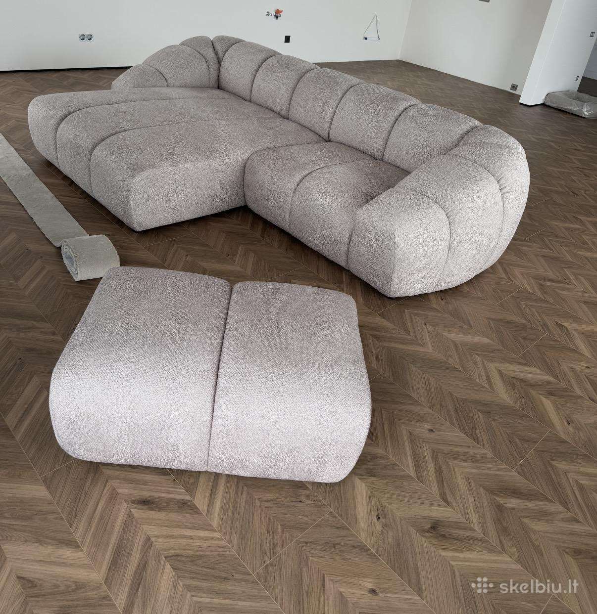 Micadoni fotelio ir pufo komplektas