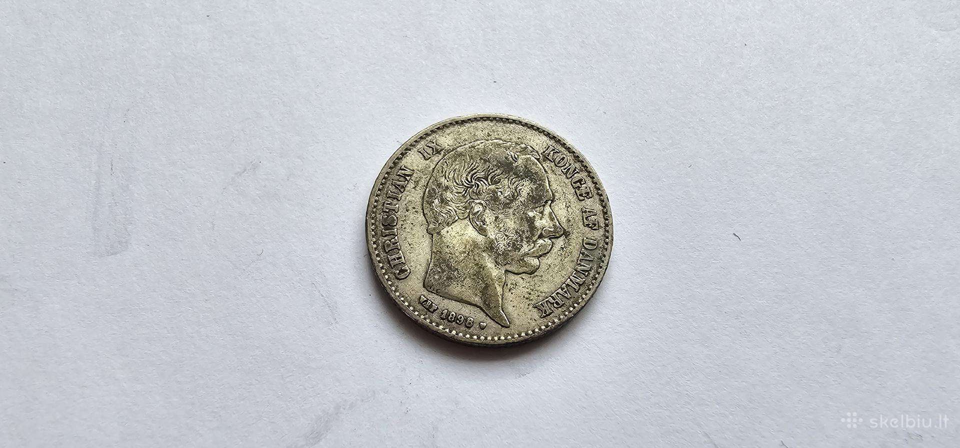 1898 1 krona Danija, reta