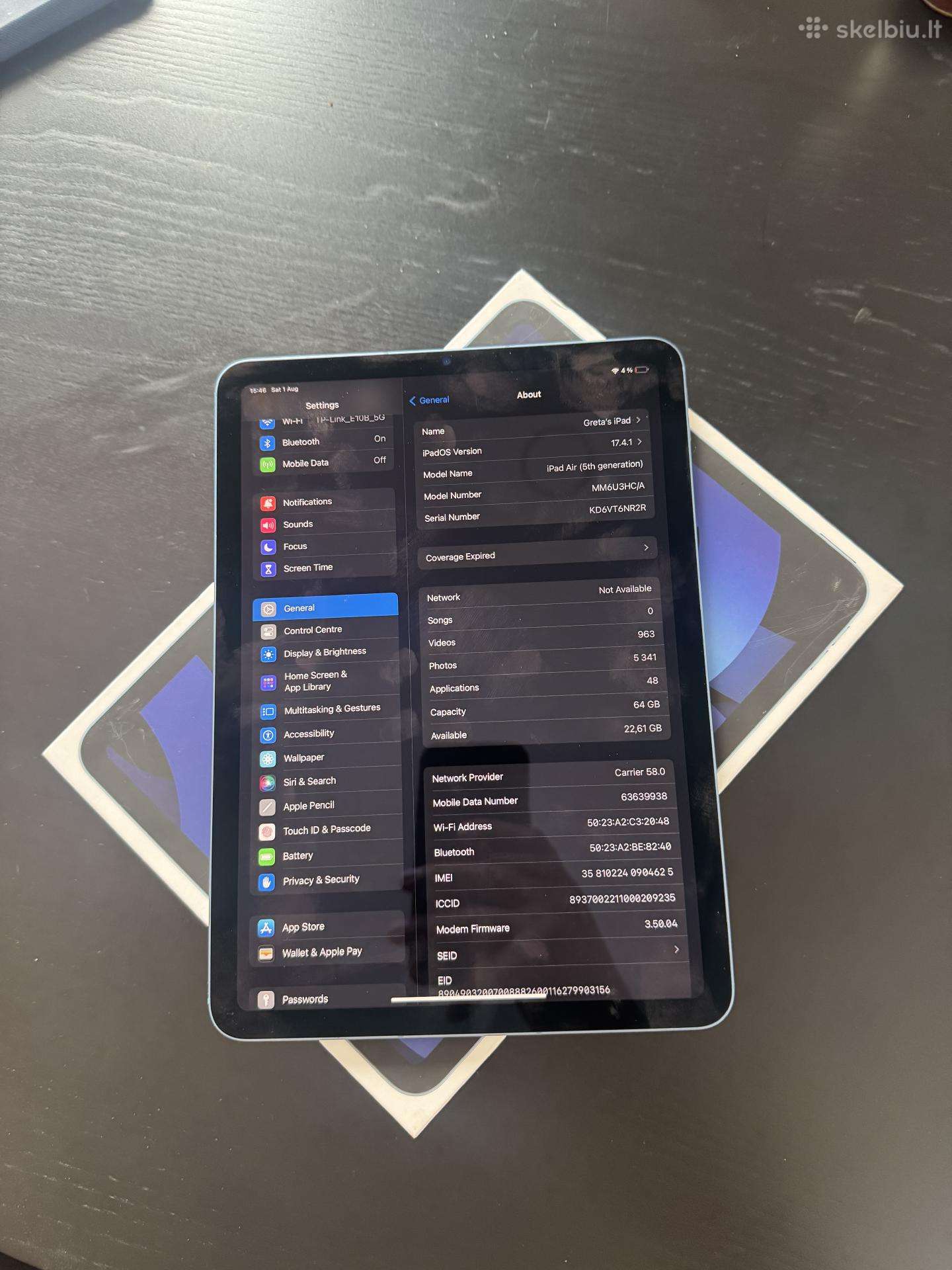 iPad air 2022