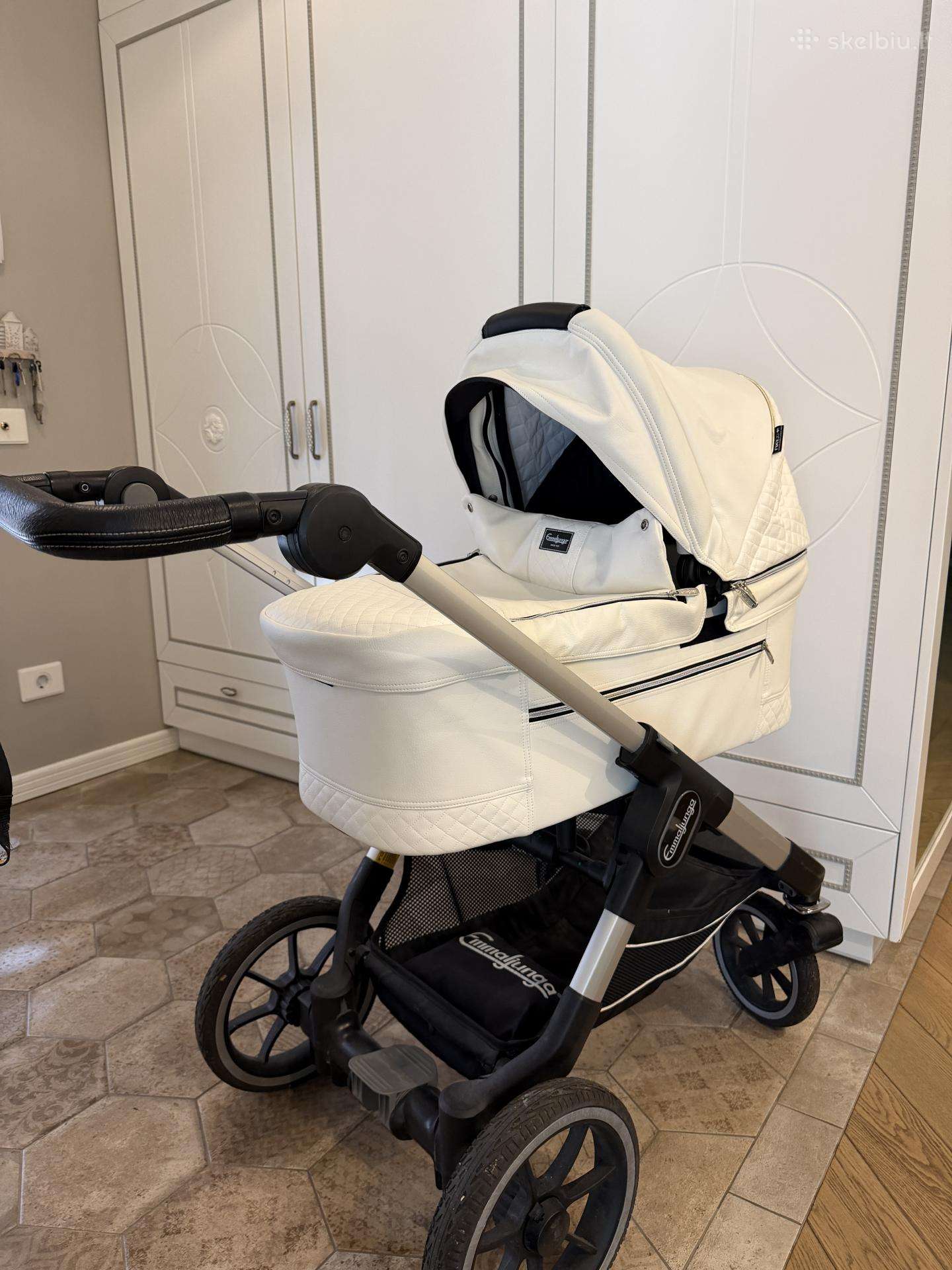 Emmaljunga Nxt90 De Luxe Polar White vežimas