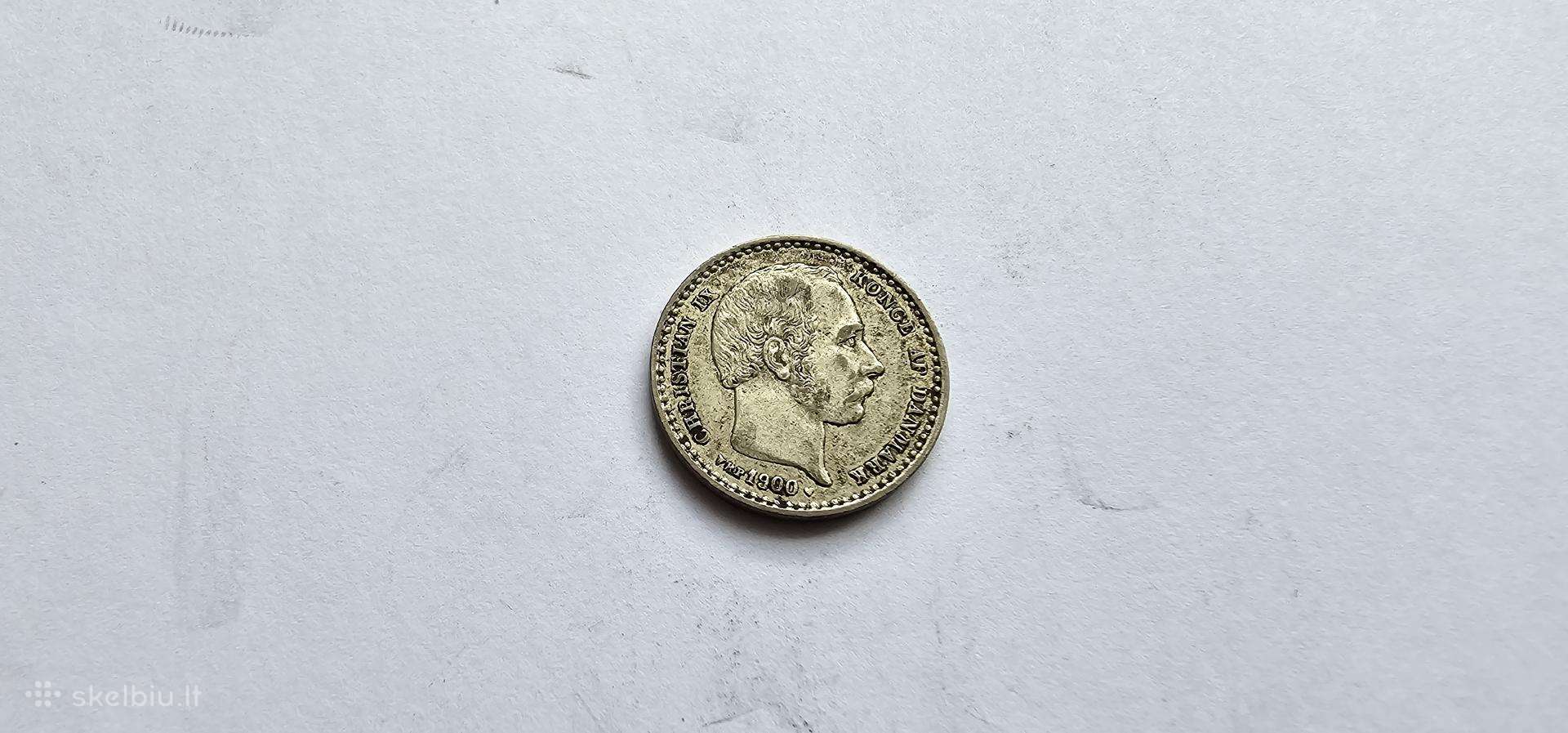 1900 25 centai Danija