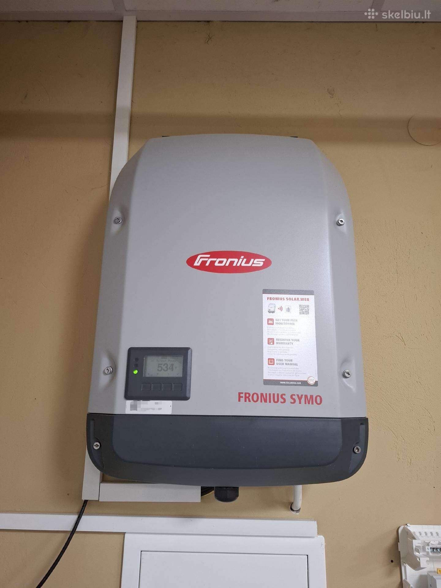 Parduodu inverterį Fronius Symo 5.0-3-m