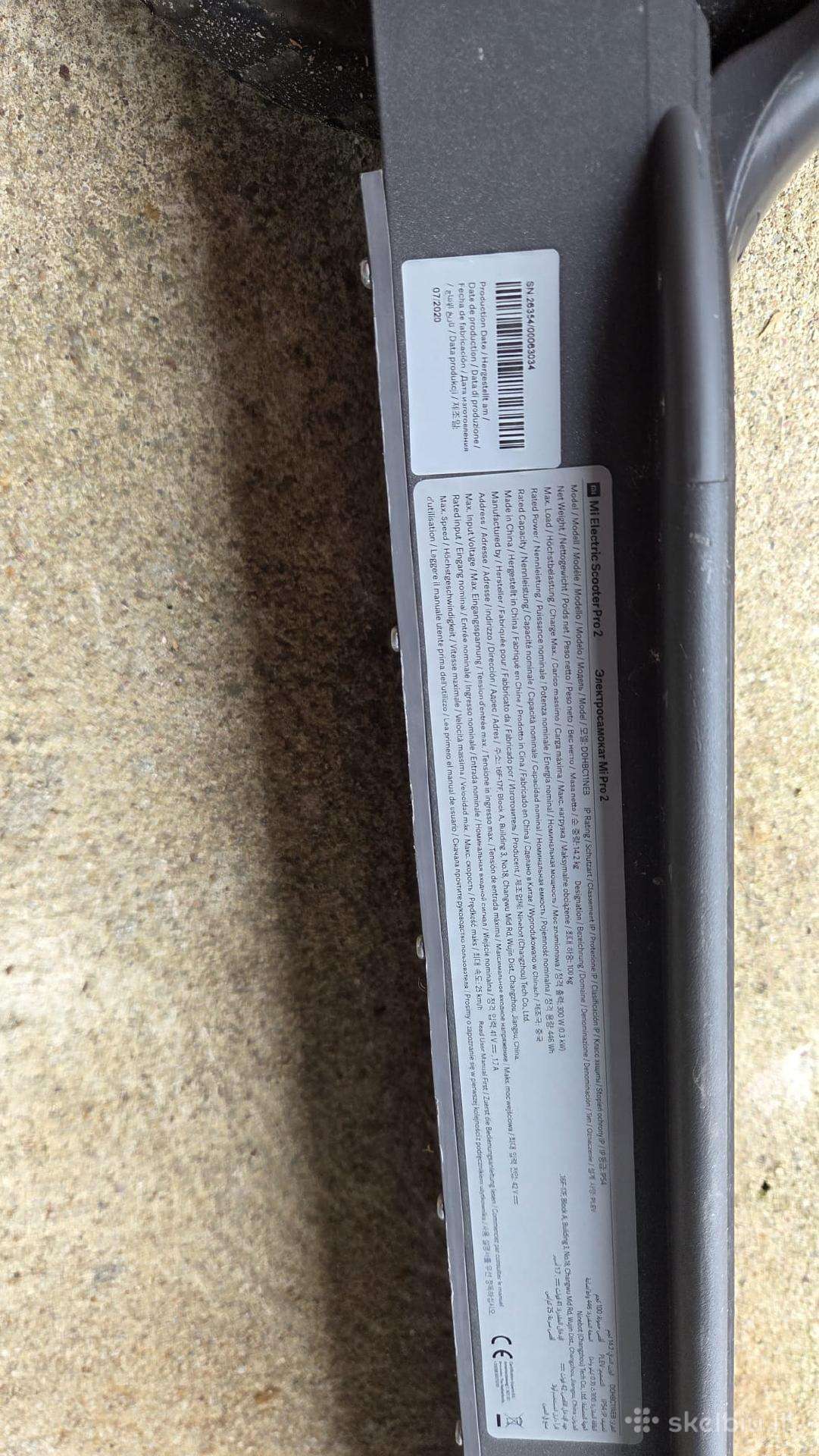 Elektrinis paspirtukas Xiaomi Pro 2