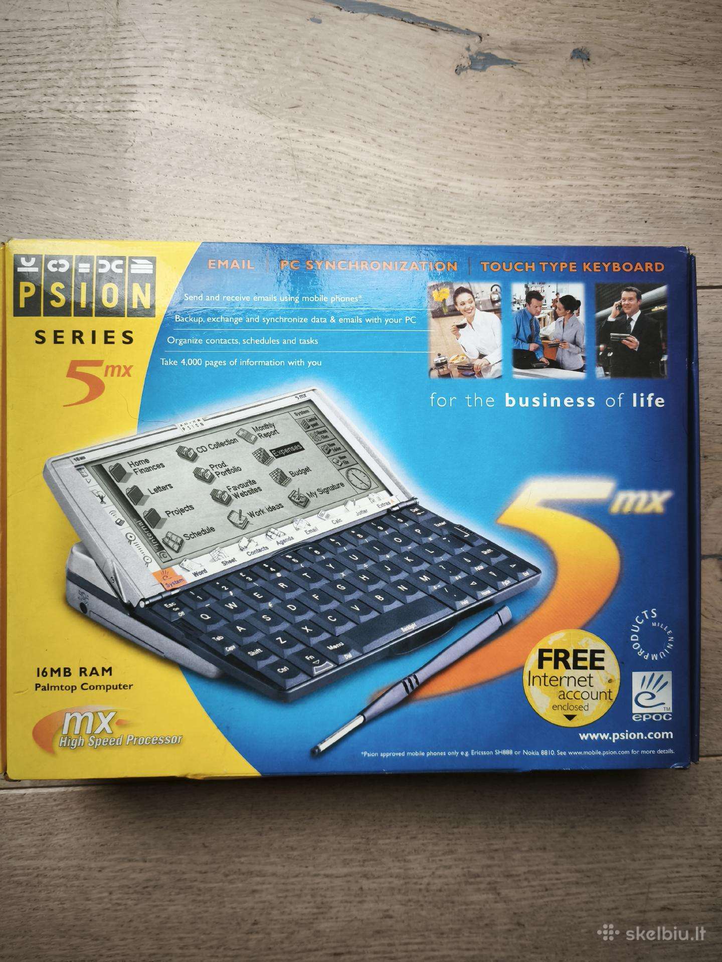 Kišeninis kompiuteris Psion Series 5mx
