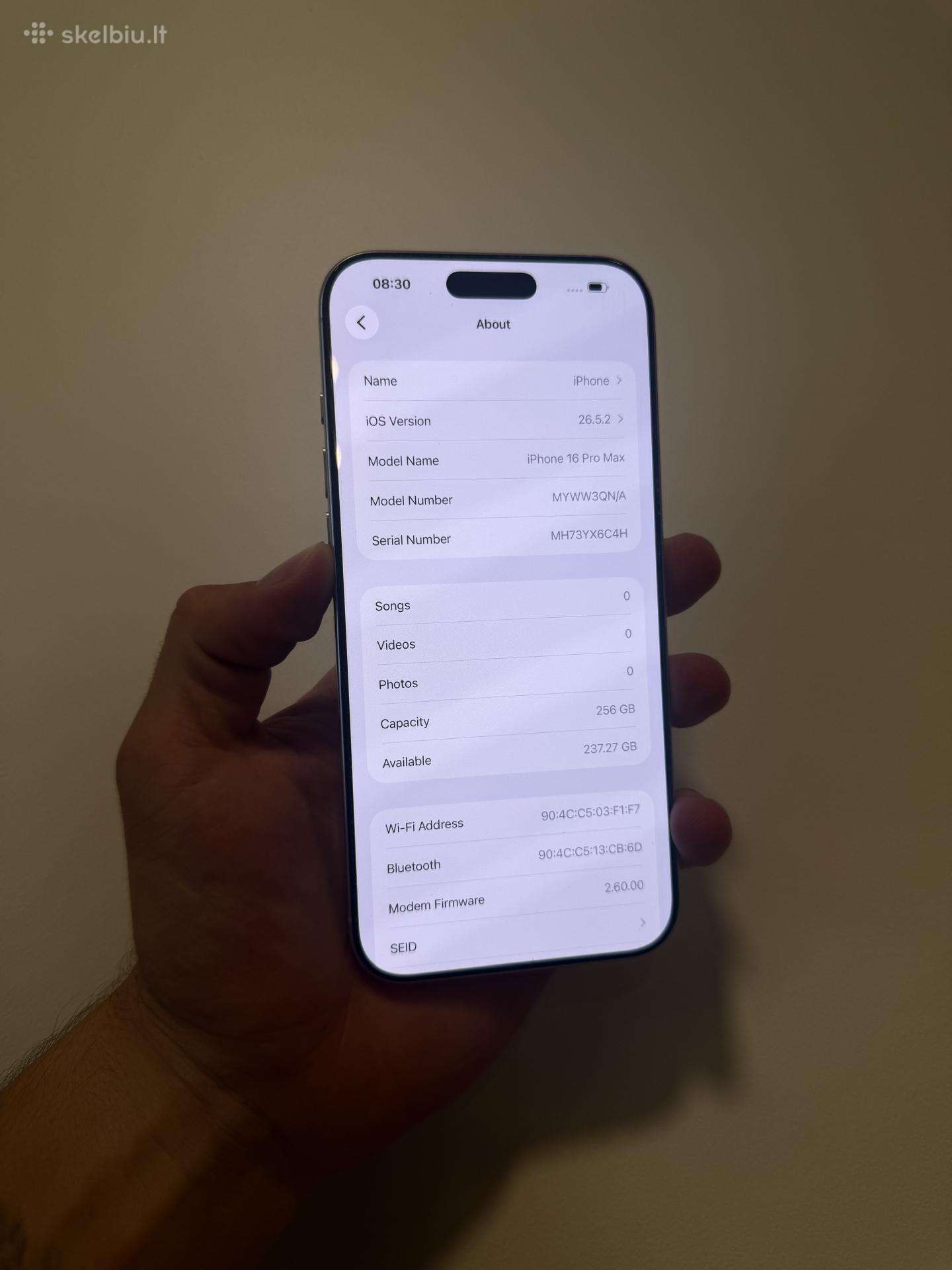 iPhone 16 Pro Max 256