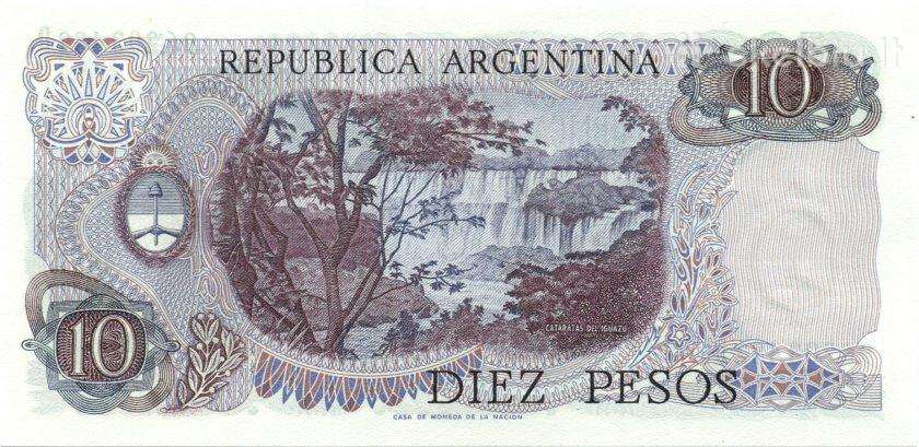 Argentina 10 pesos 1976. Unc. Pč
