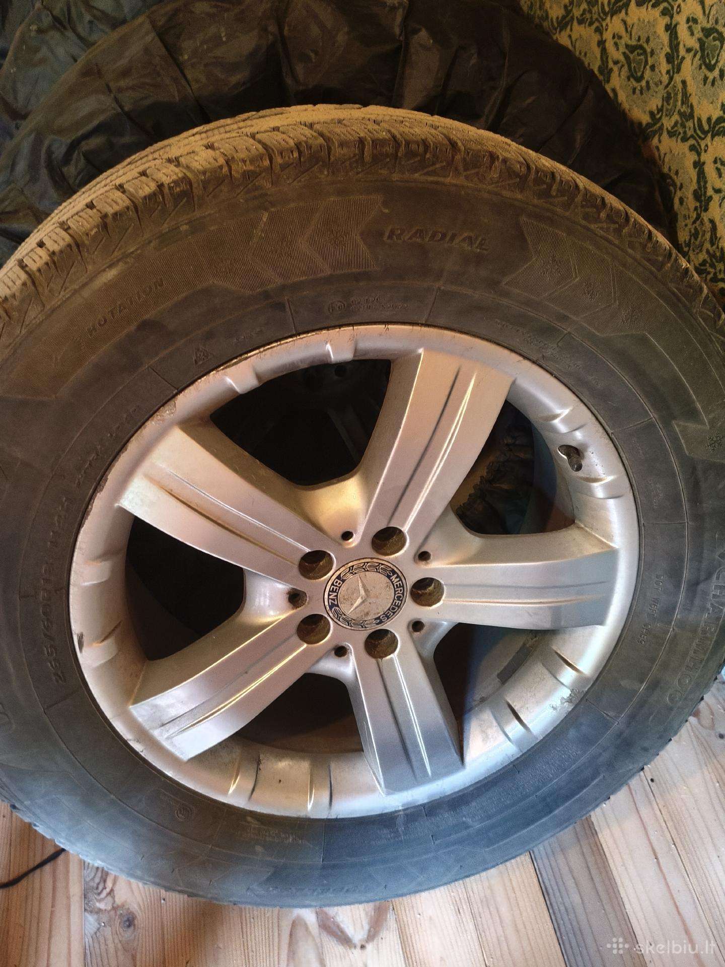 Mercedes Gl-ml klasės ratlankiai ir padangos