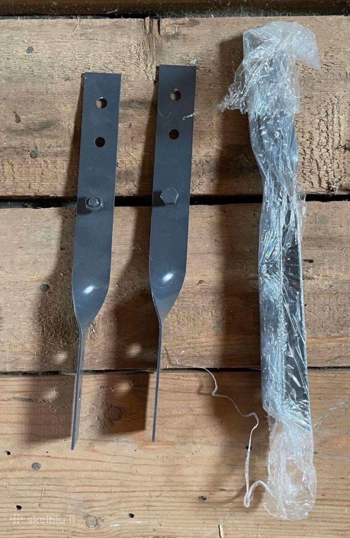 4 metaliniai laikikliai gembės