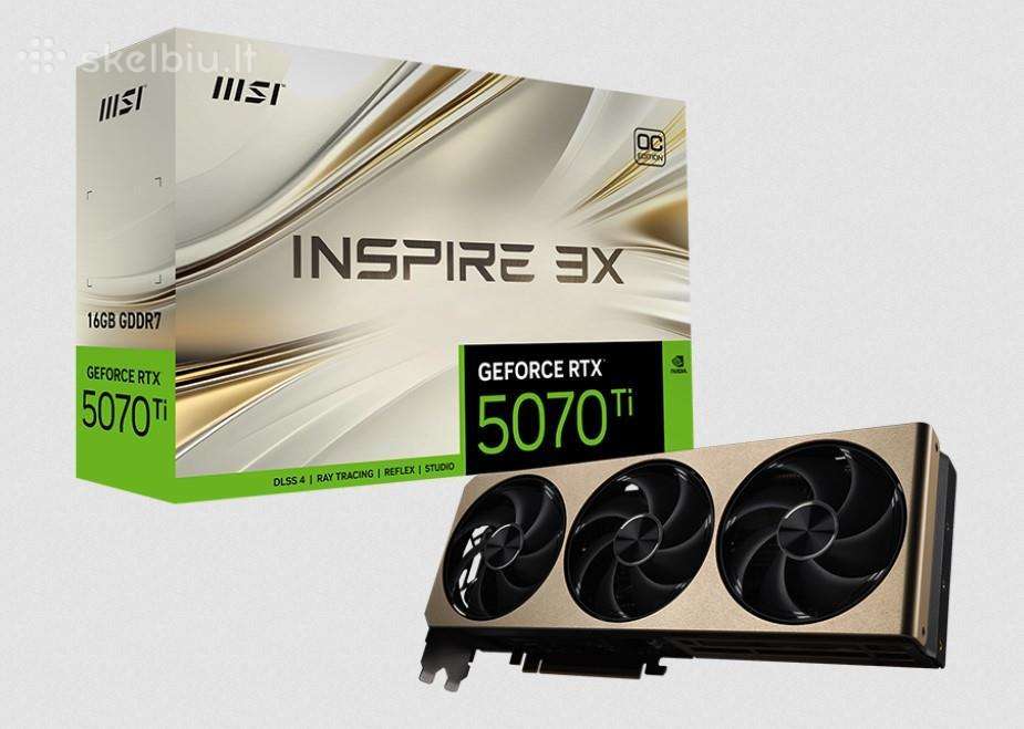 Msi Geforce Rtx 5070 Ti Inspire 3x Oc16 GB