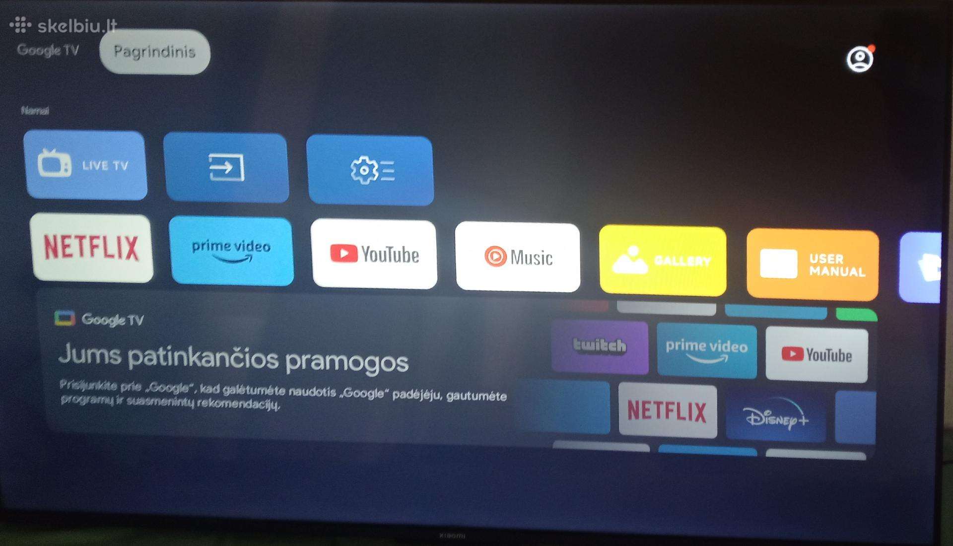 Xiaomi A serijos Televizorius 50 colių