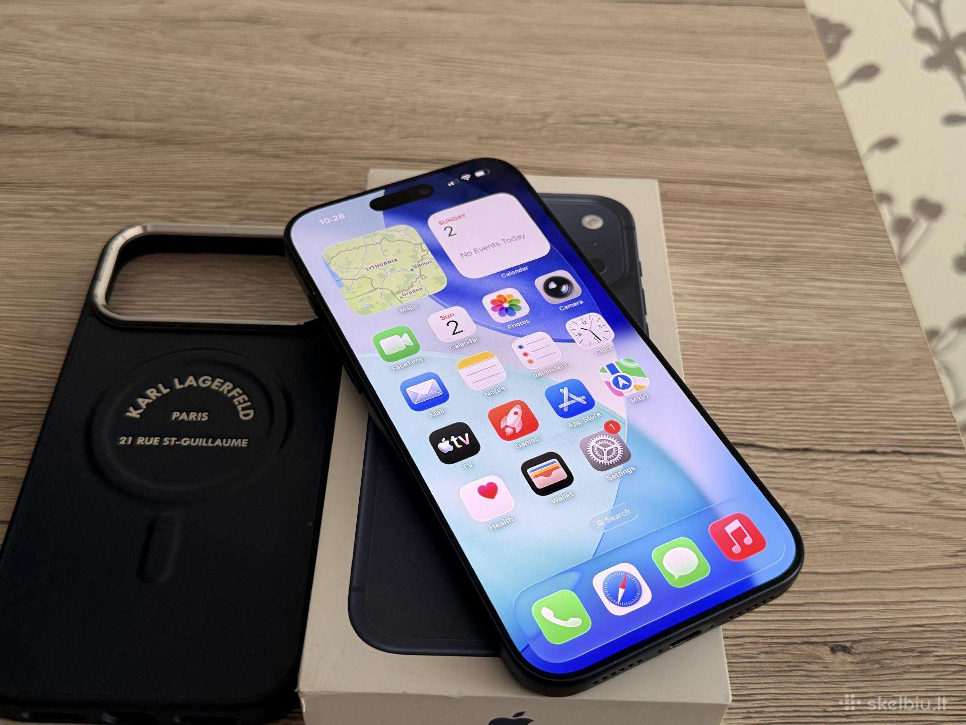 Parduodu iPhone 17 pro max 256gb blue