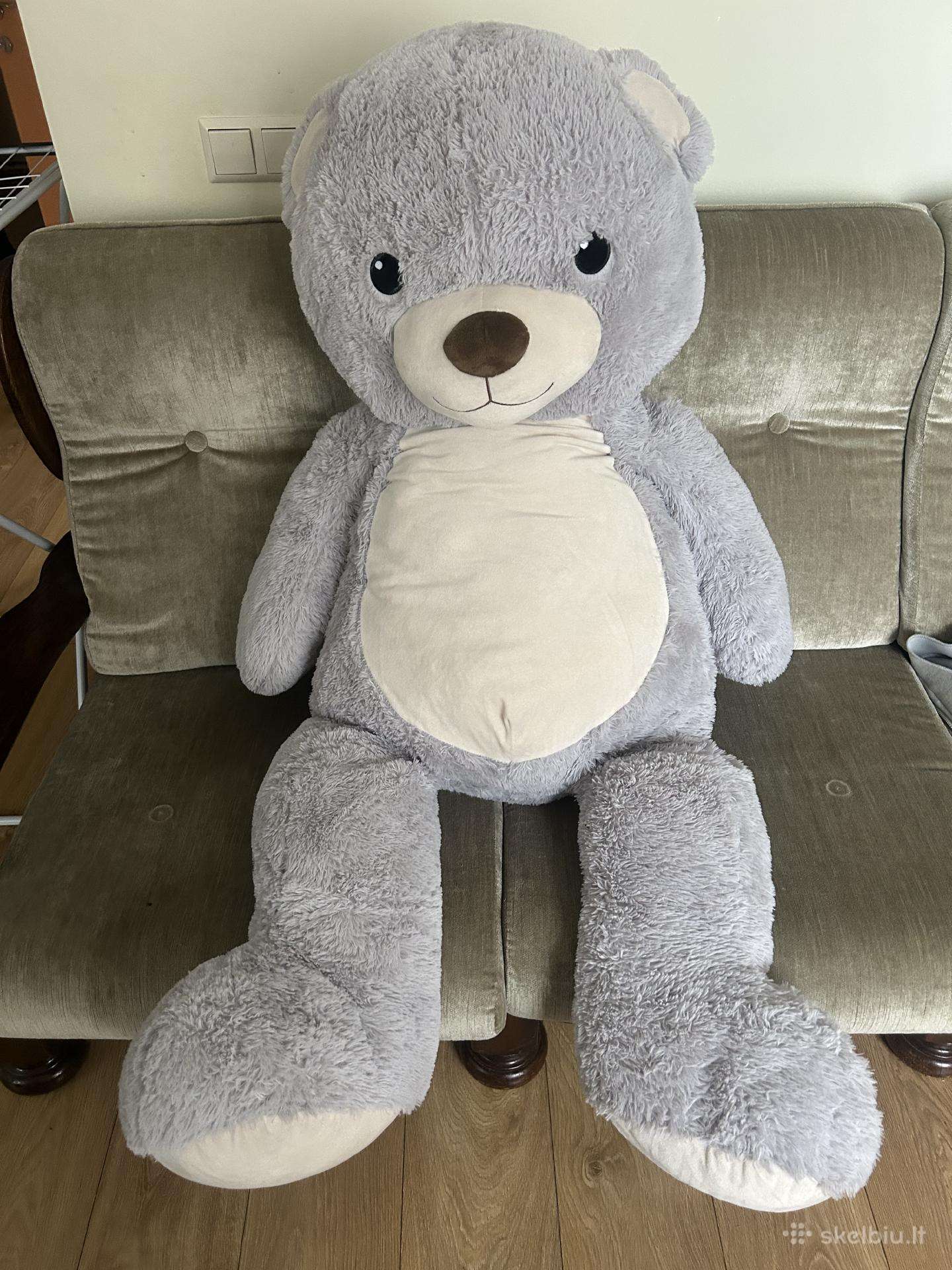 Didelis pliušinis meškinas 130 cm