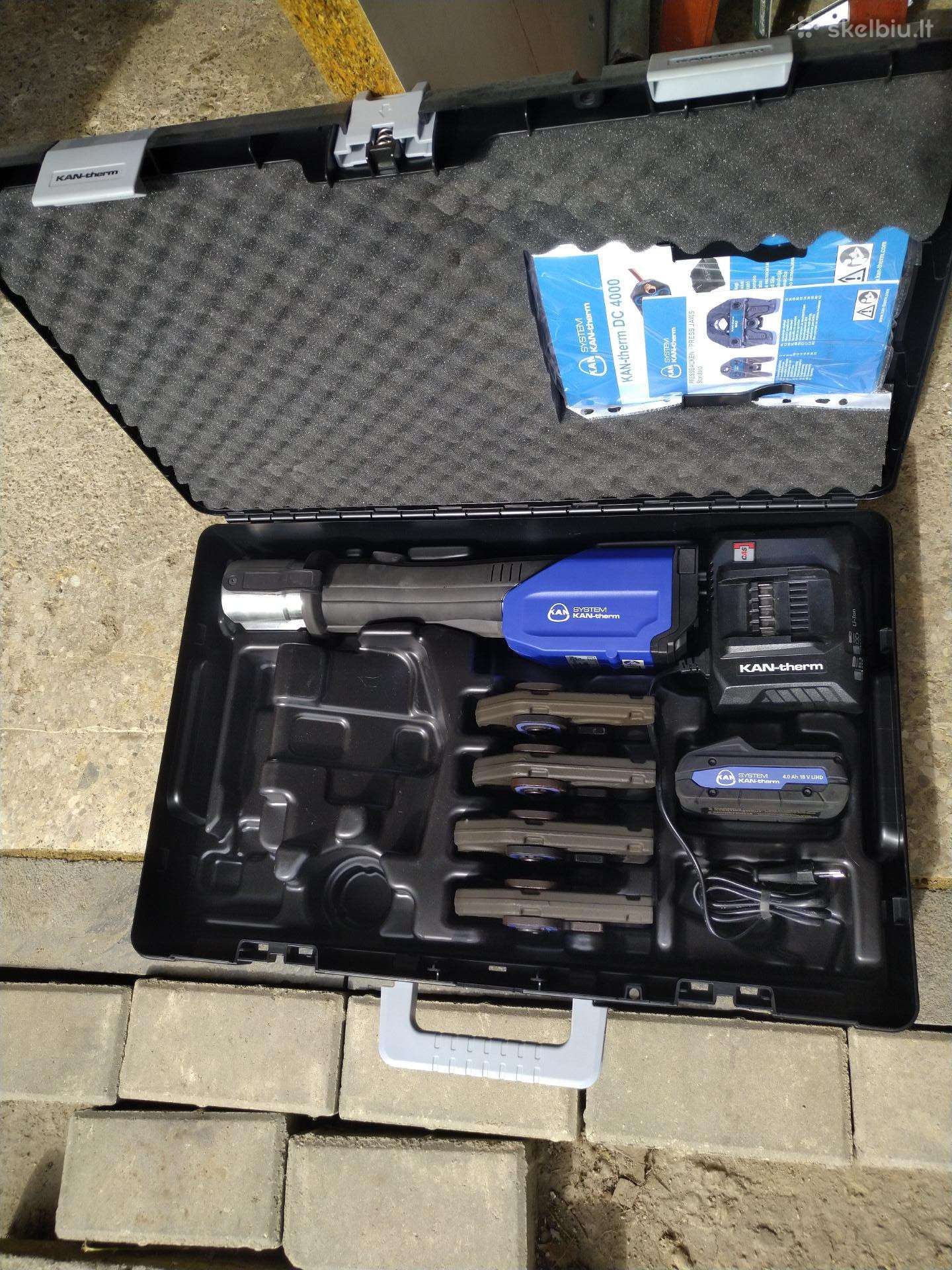 Naujas presas Kantherm Dc4000 su žnyplėmis