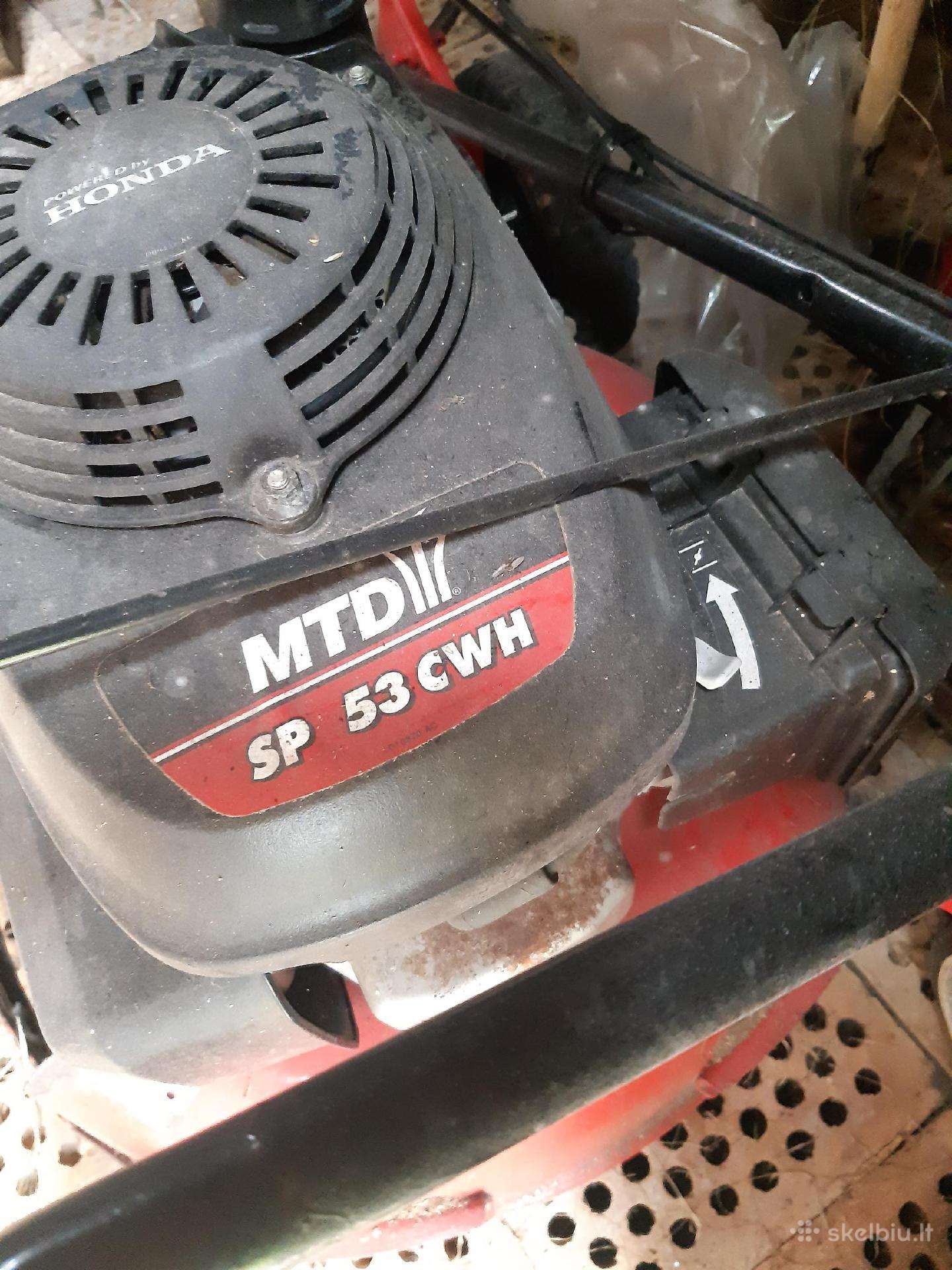 Žoliapjovė savaeigė benzininė su Honda varikliu