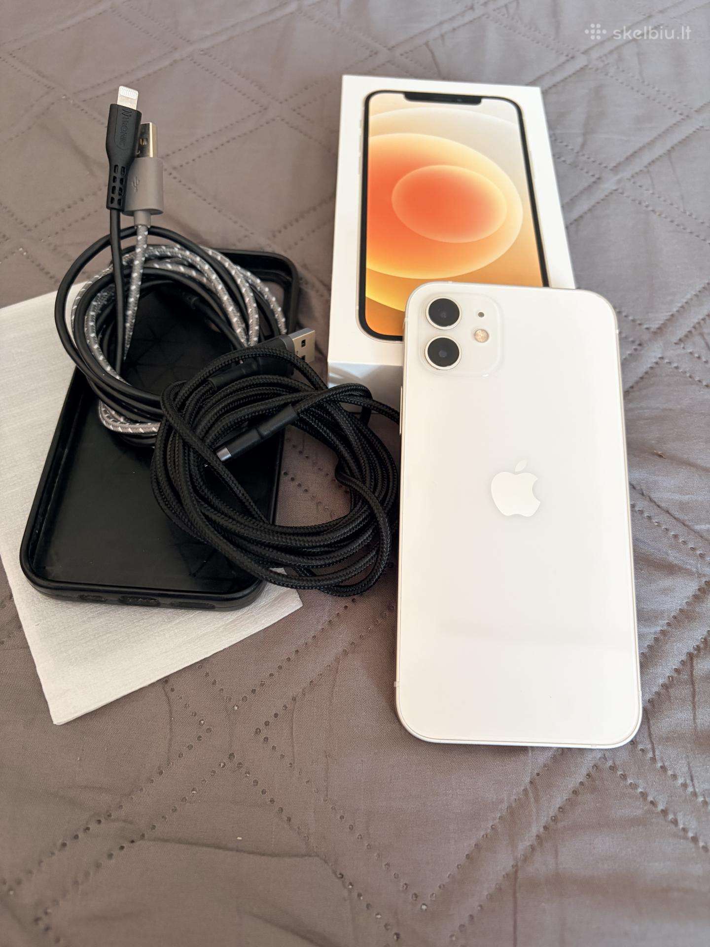Parduodamas iPhone 12, 64 GB, baltas