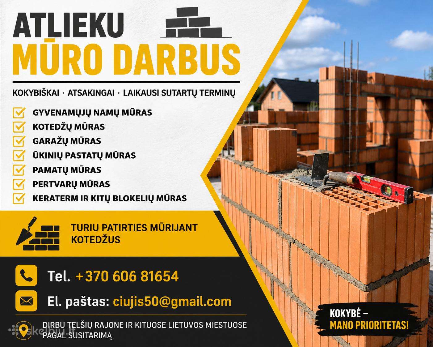 Muro darbai